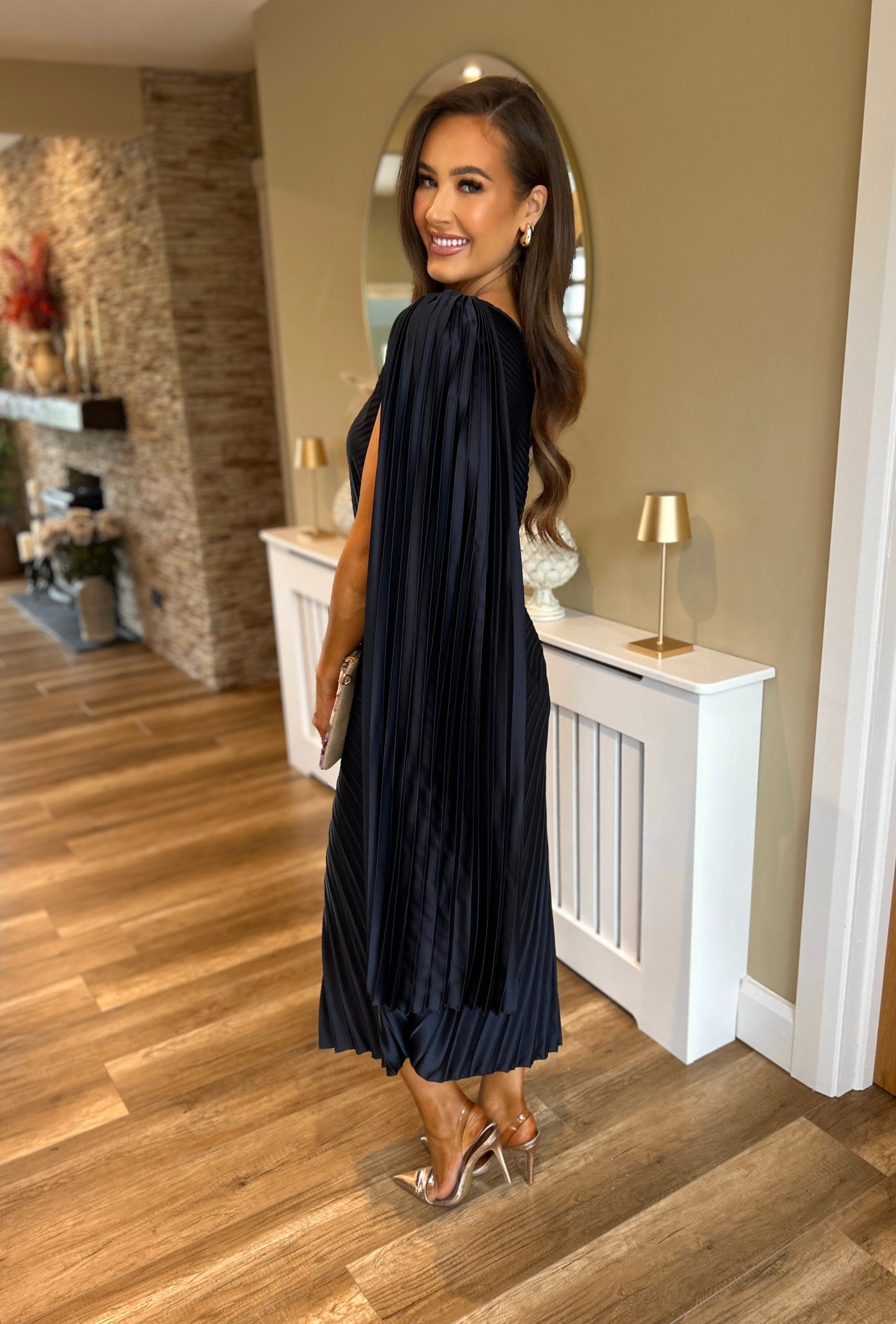 Farrah Dress Navy