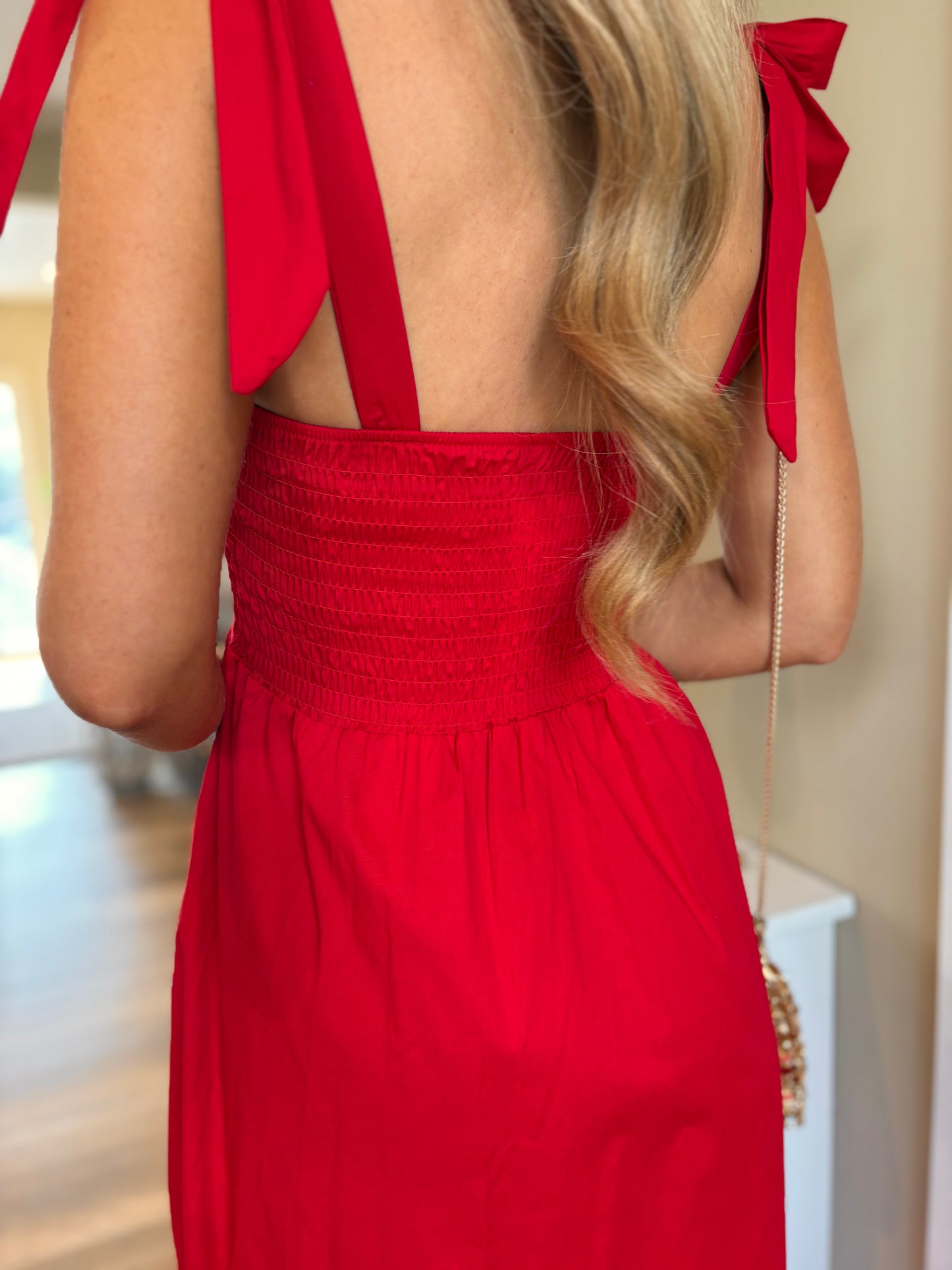 Damari Dress Red