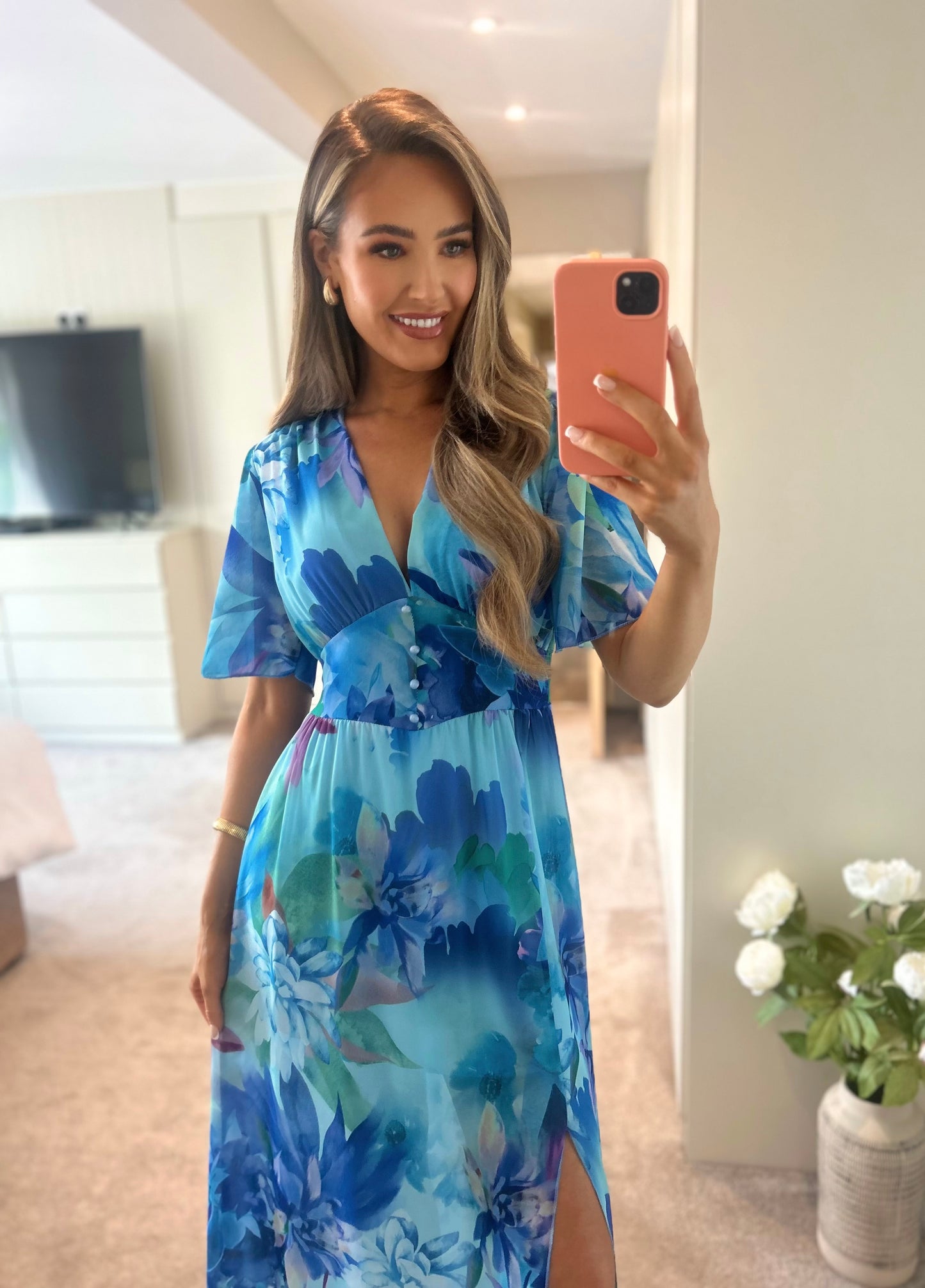 Talika Dress Blue