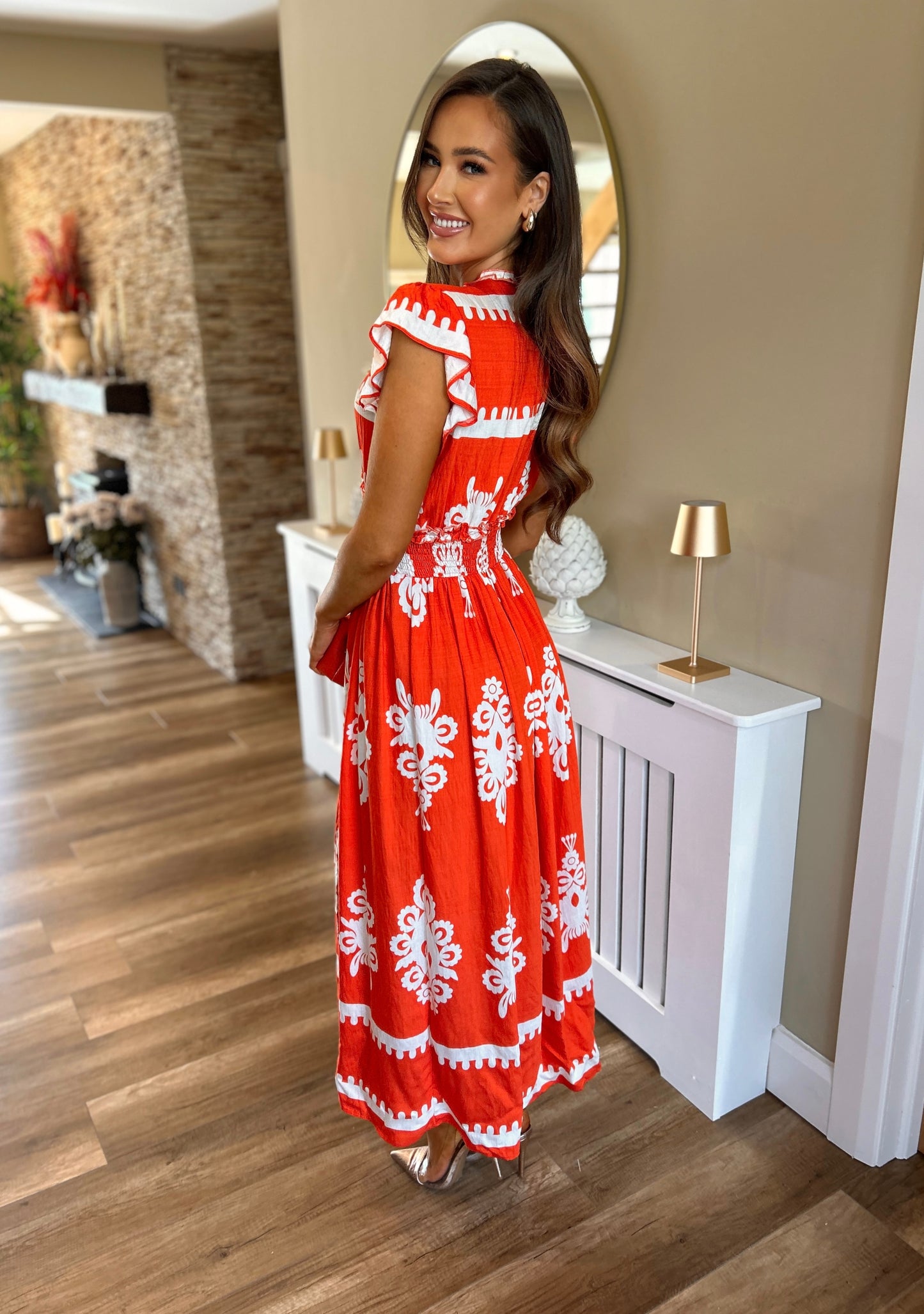 Vela Dress Orange