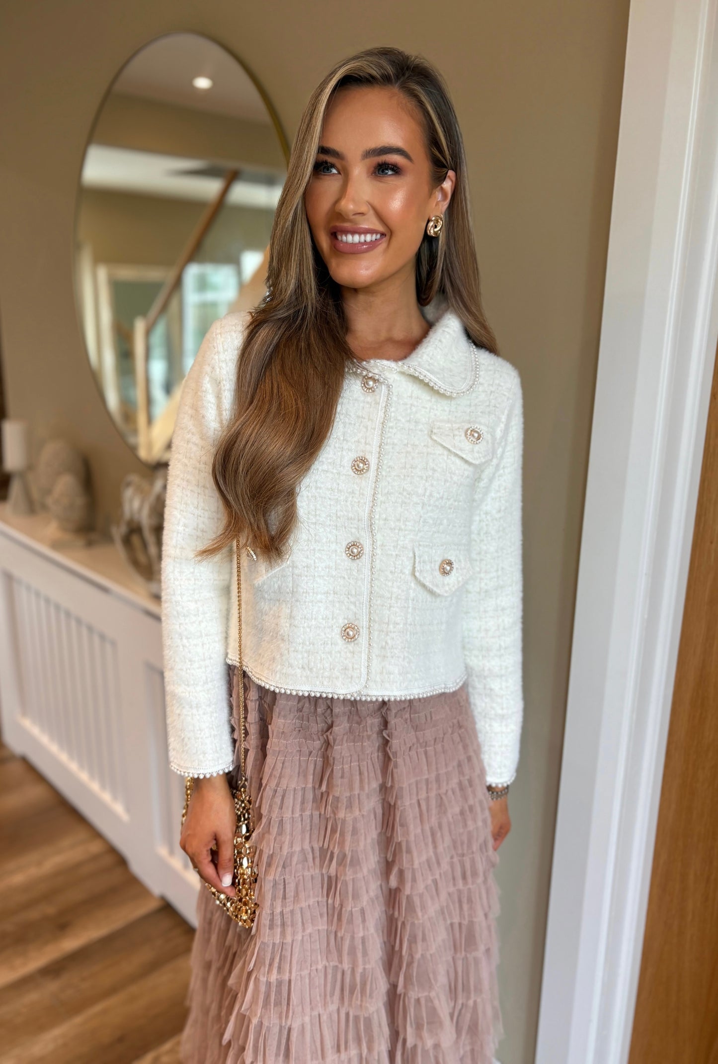 Sasha Pearl Knit Cardigan