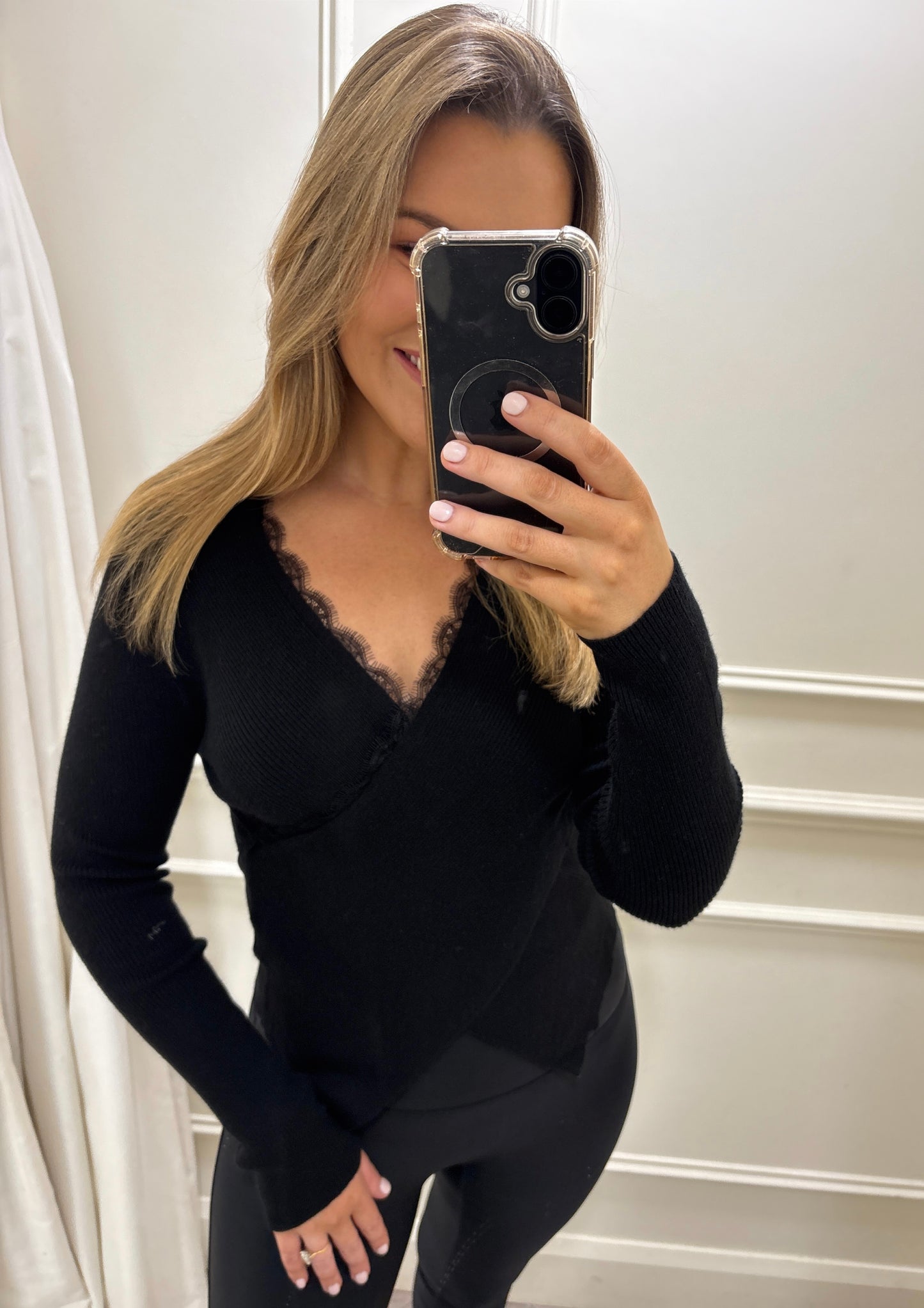 Kilano Wrap Knit Black