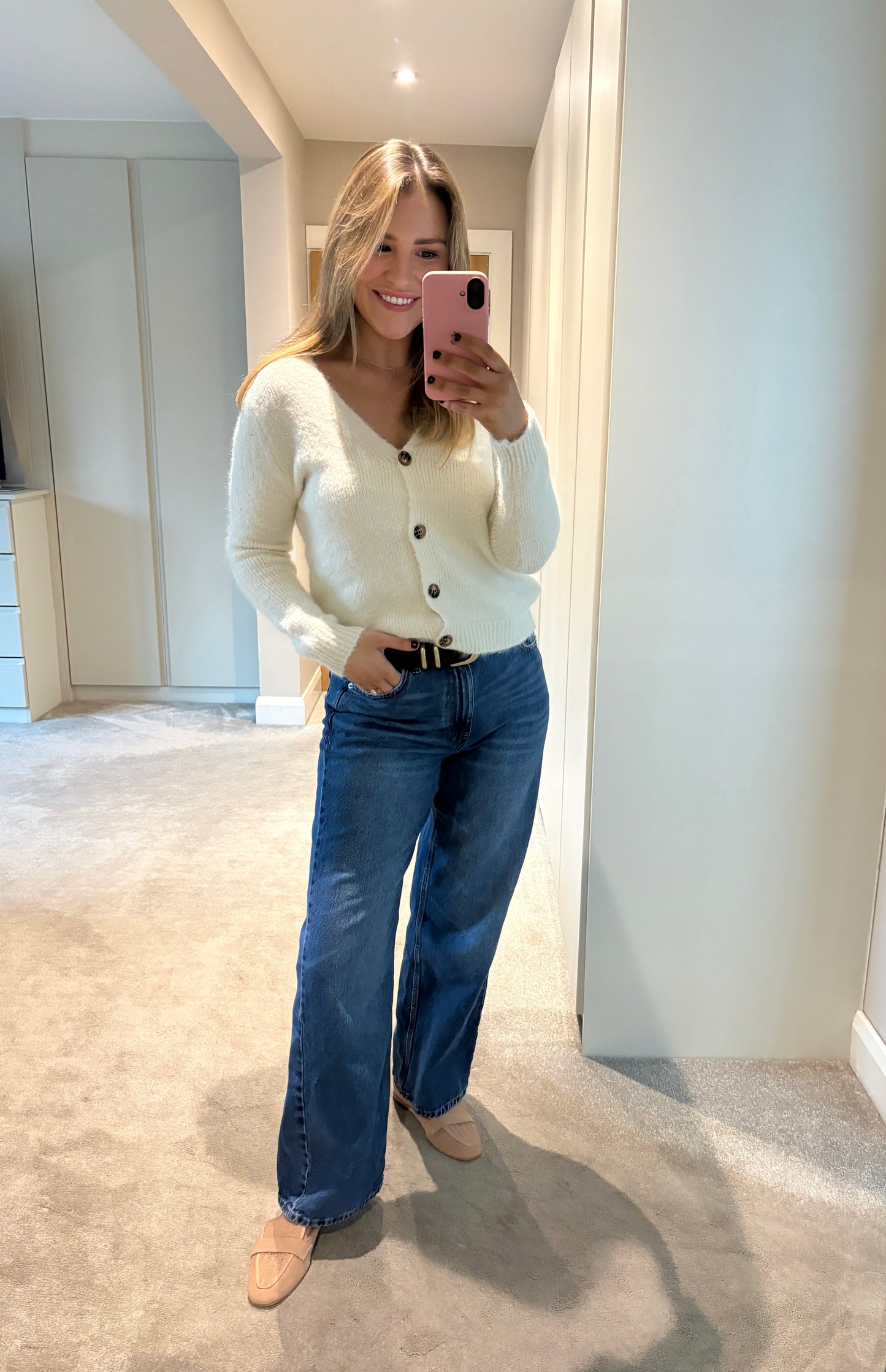 Jordan Knit, Scarf & Hat Cream