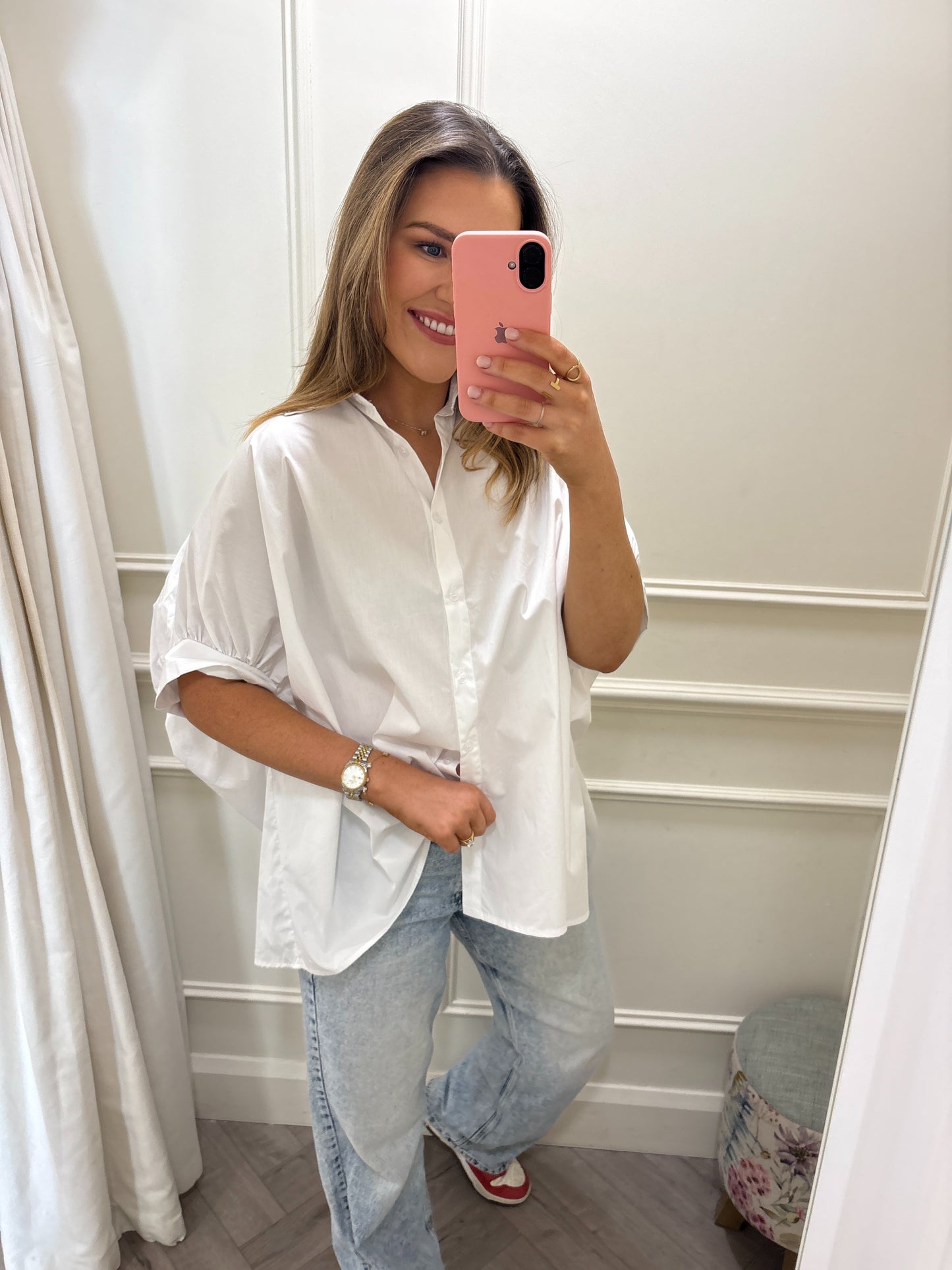 Delilah Shirt White