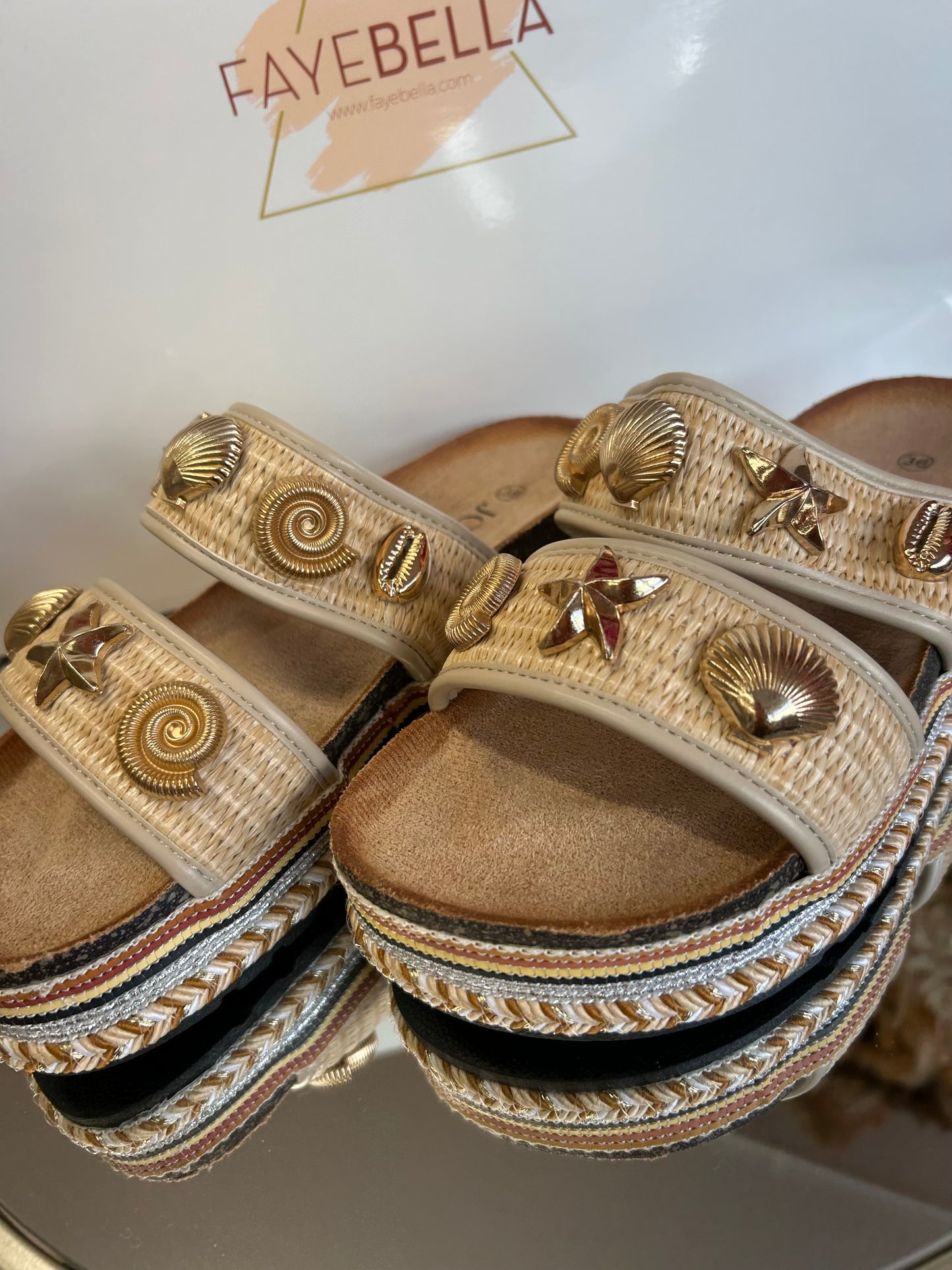 Shelly Platform Sandal