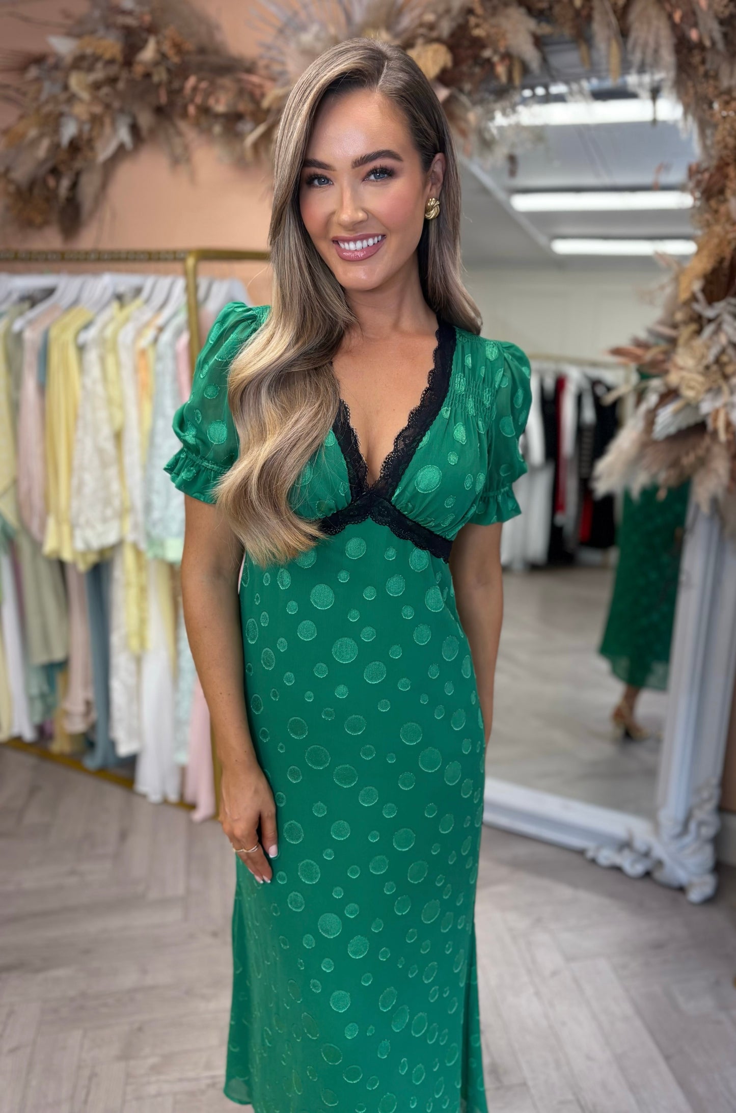 Isona Dress Green
