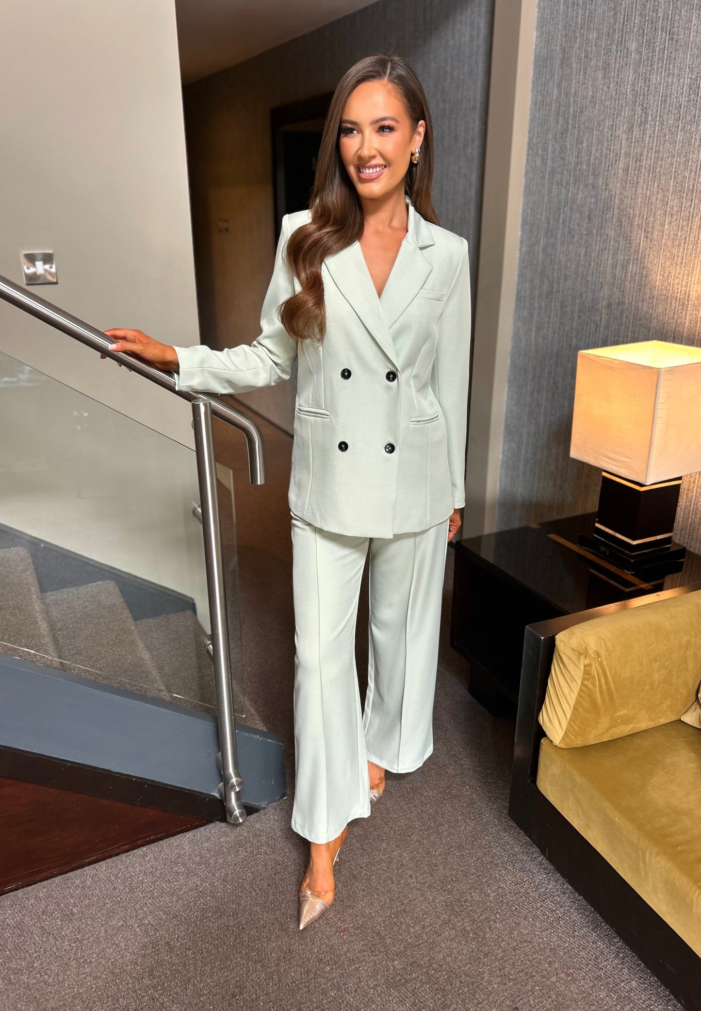 Gabriella Two Piece Sage Green