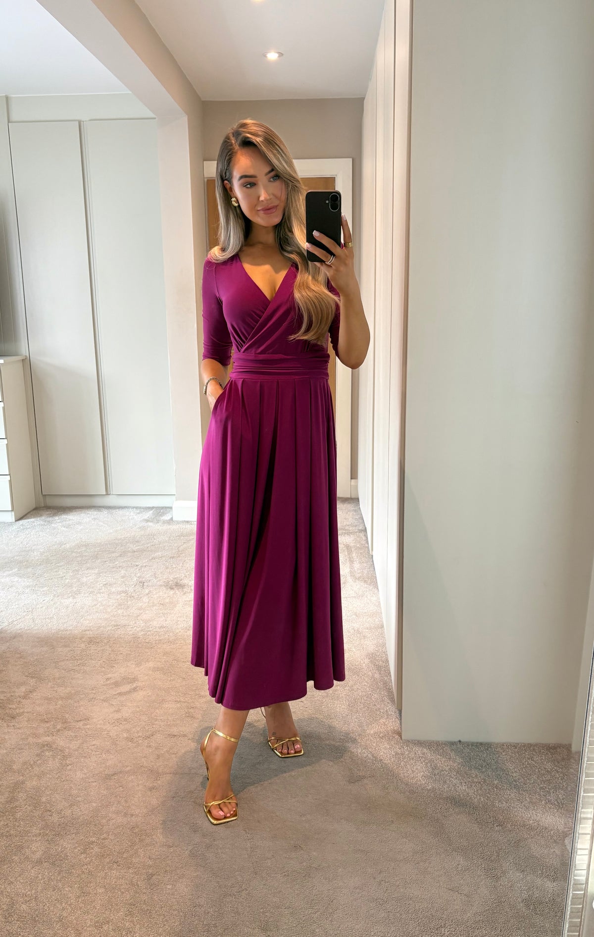 Knox Dress Magenta