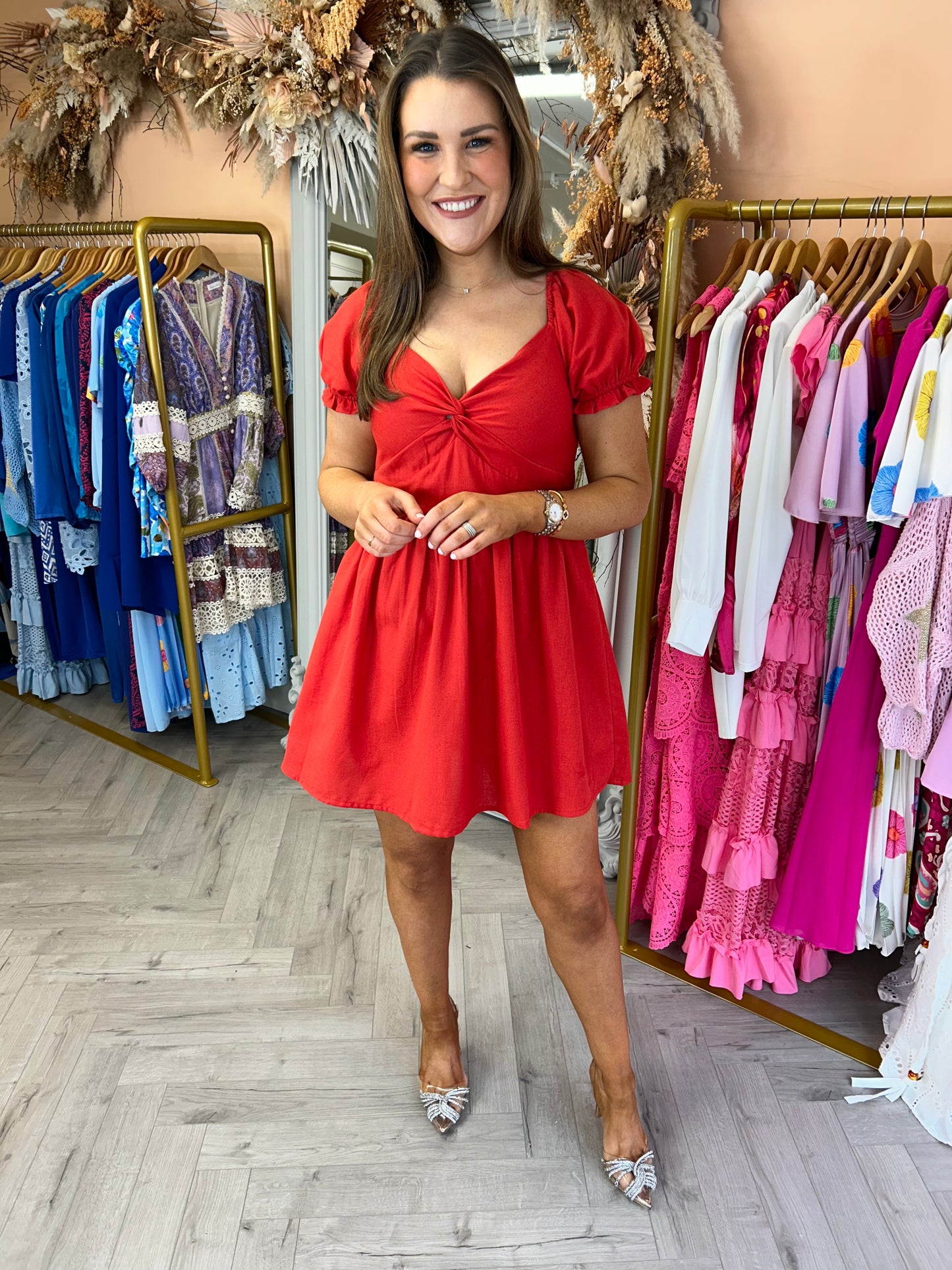 Tia Dress Rust