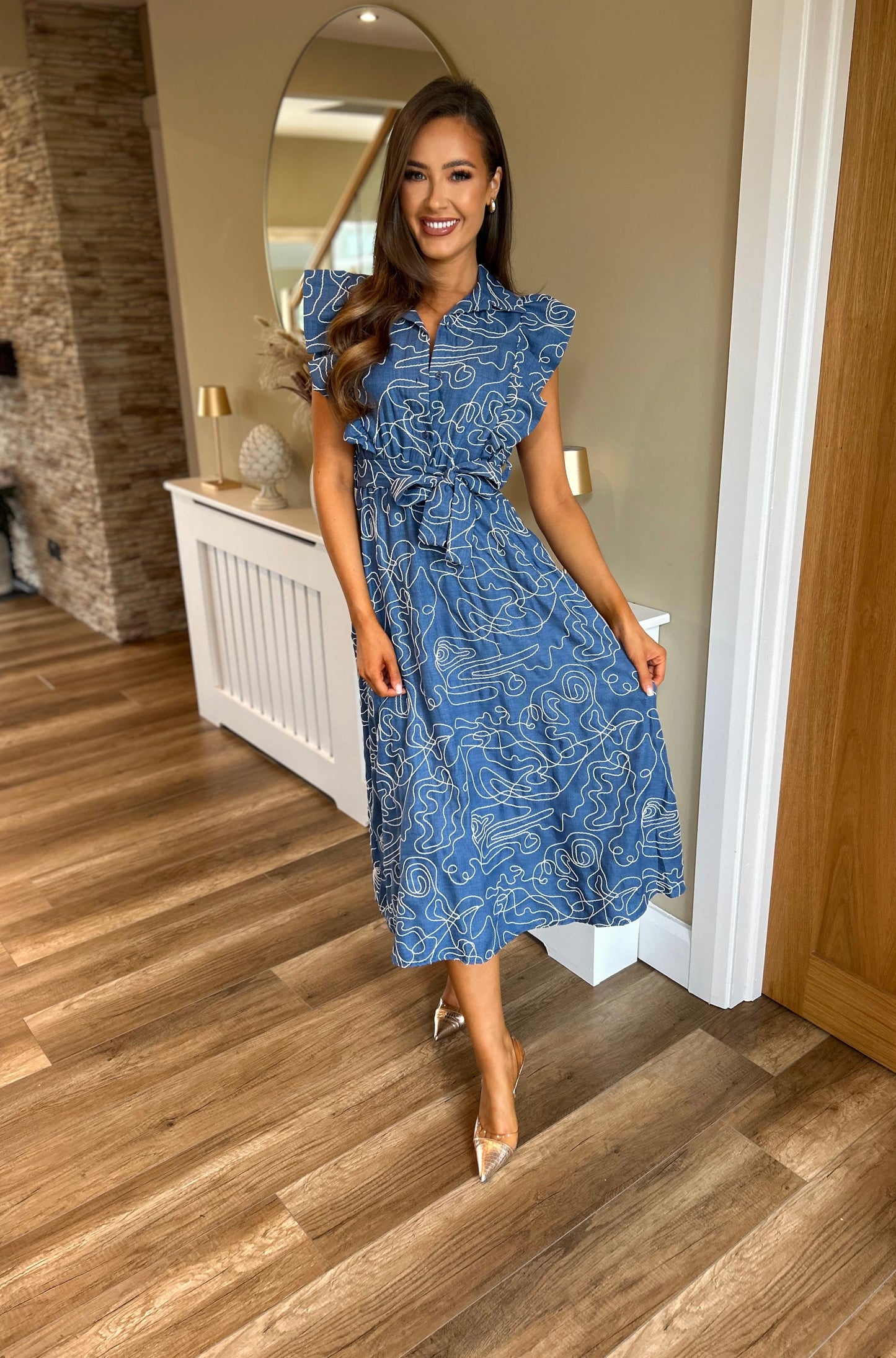 Pippa Dress Blue