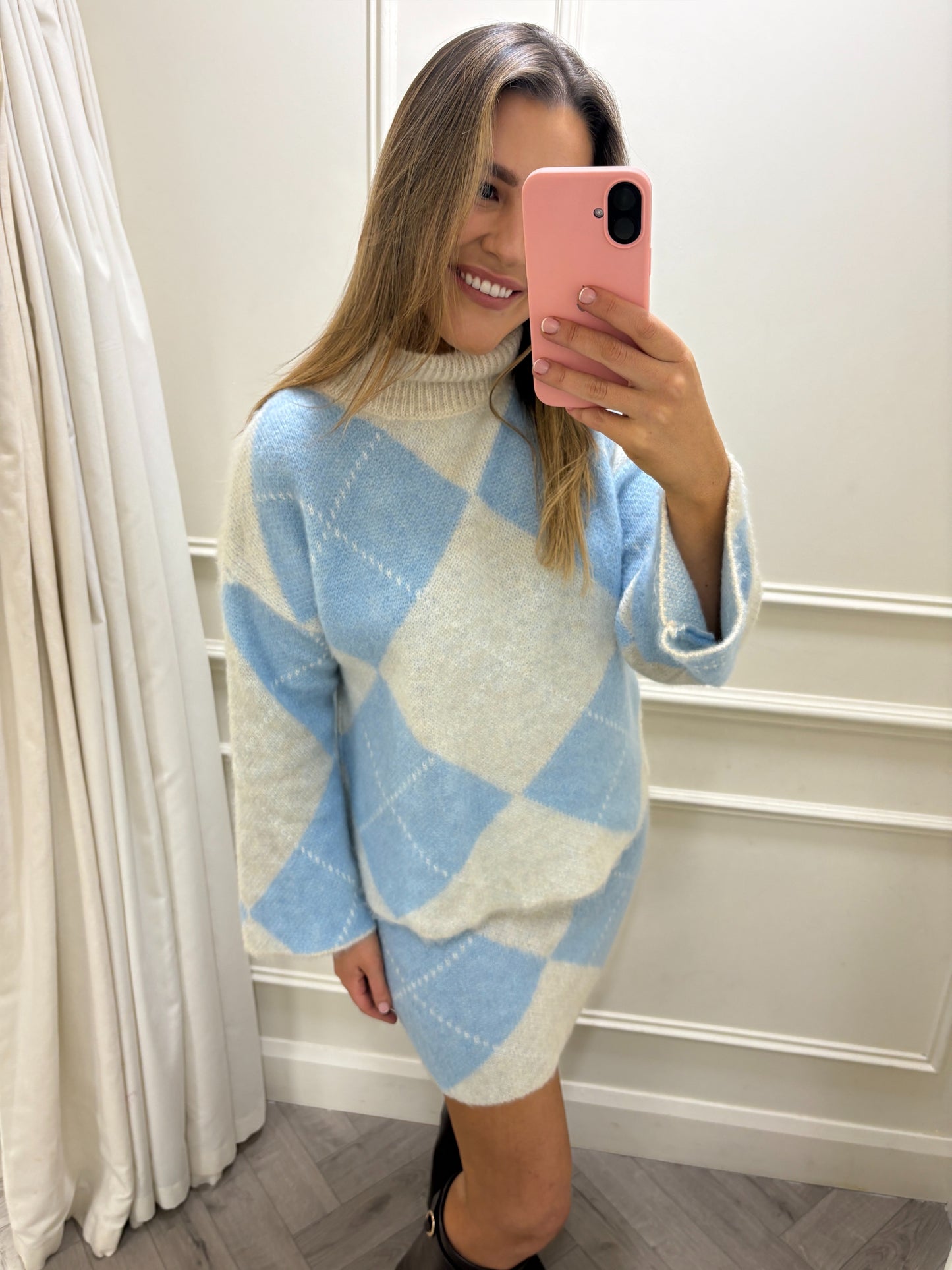 Kelly Two Piece Knit Blue