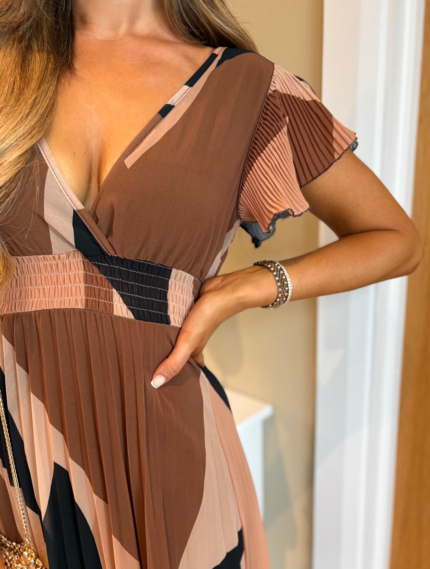 Solana Dress Brown