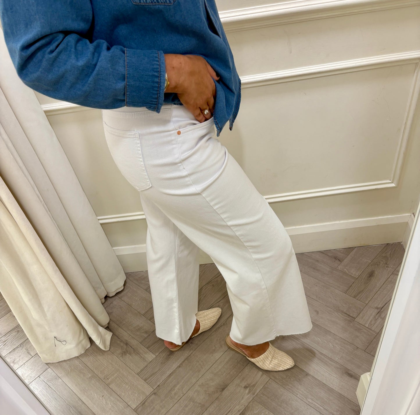 Lainey White Jeans