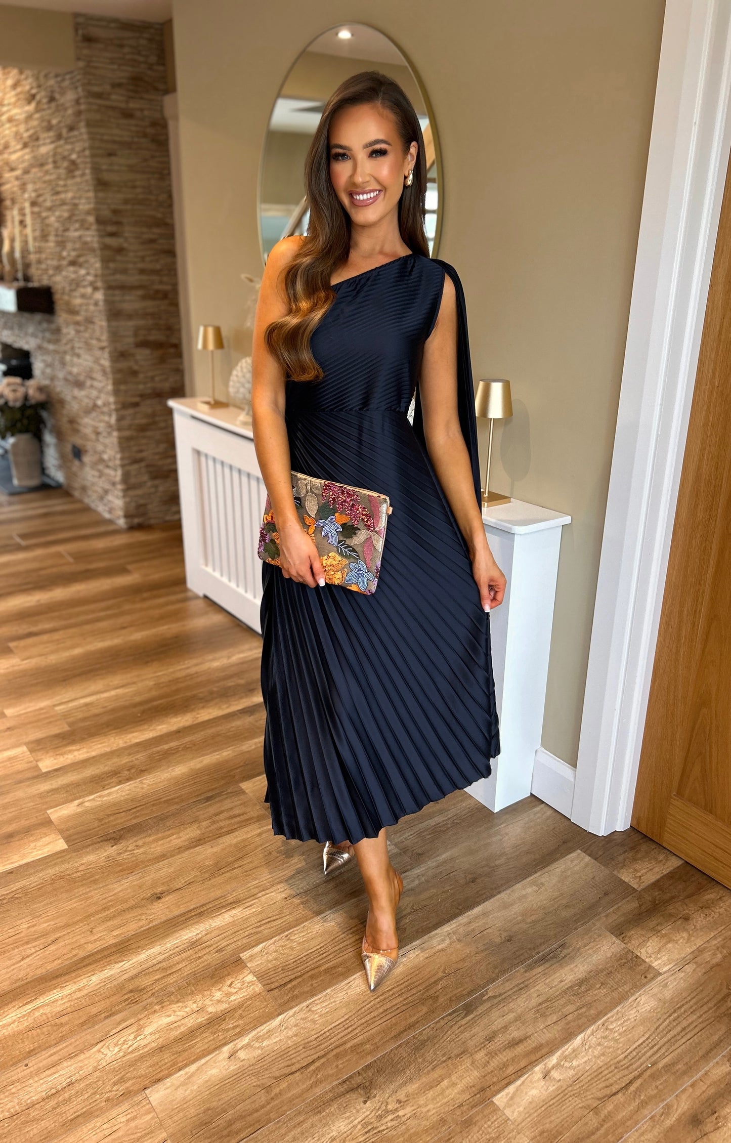 Farrah Dress Navy
