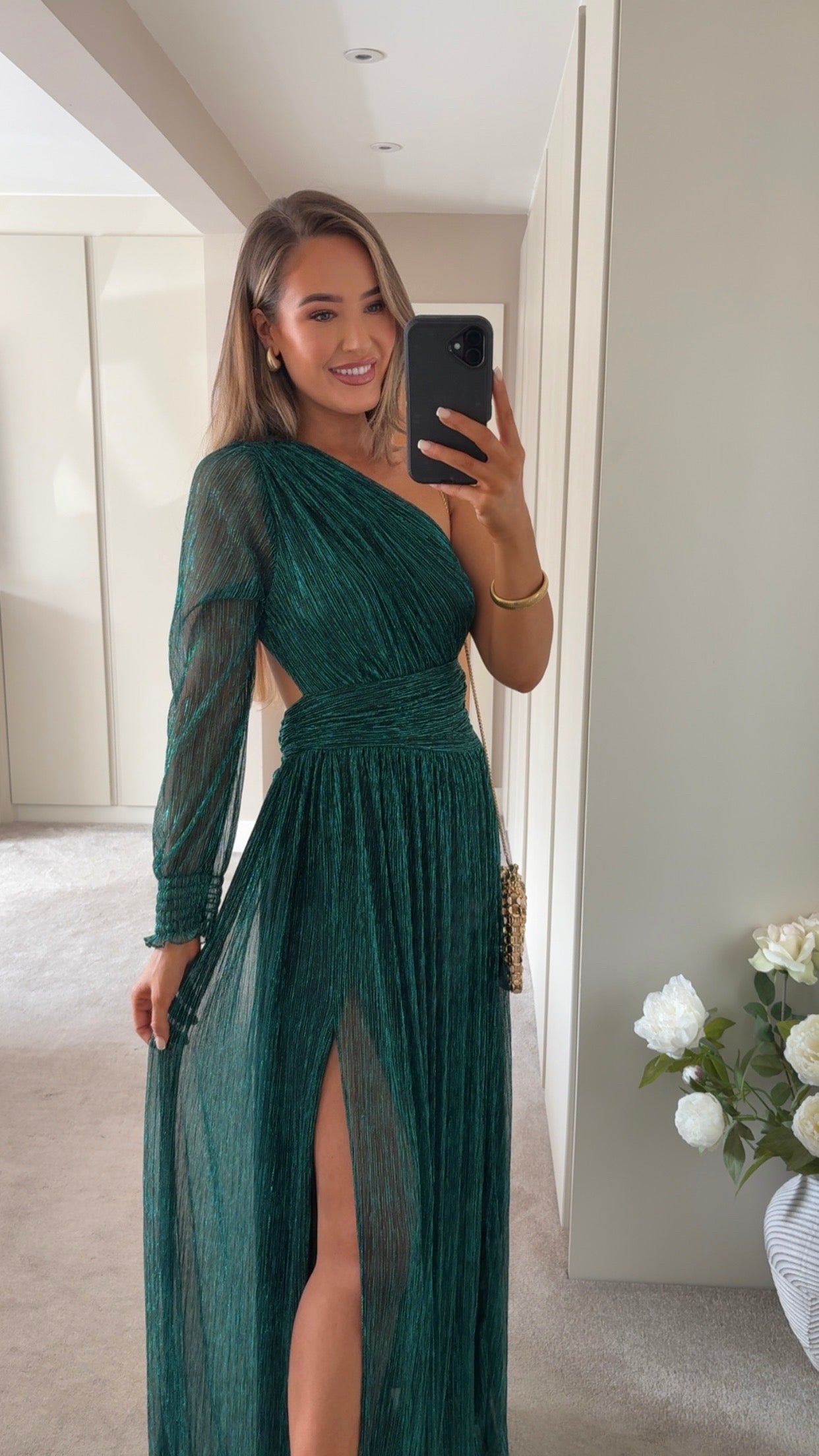 Tavira Shimmer Dress Turquoise