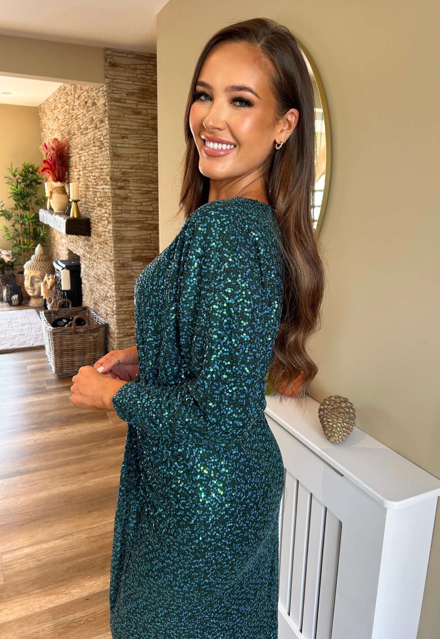 Sia Gown Green