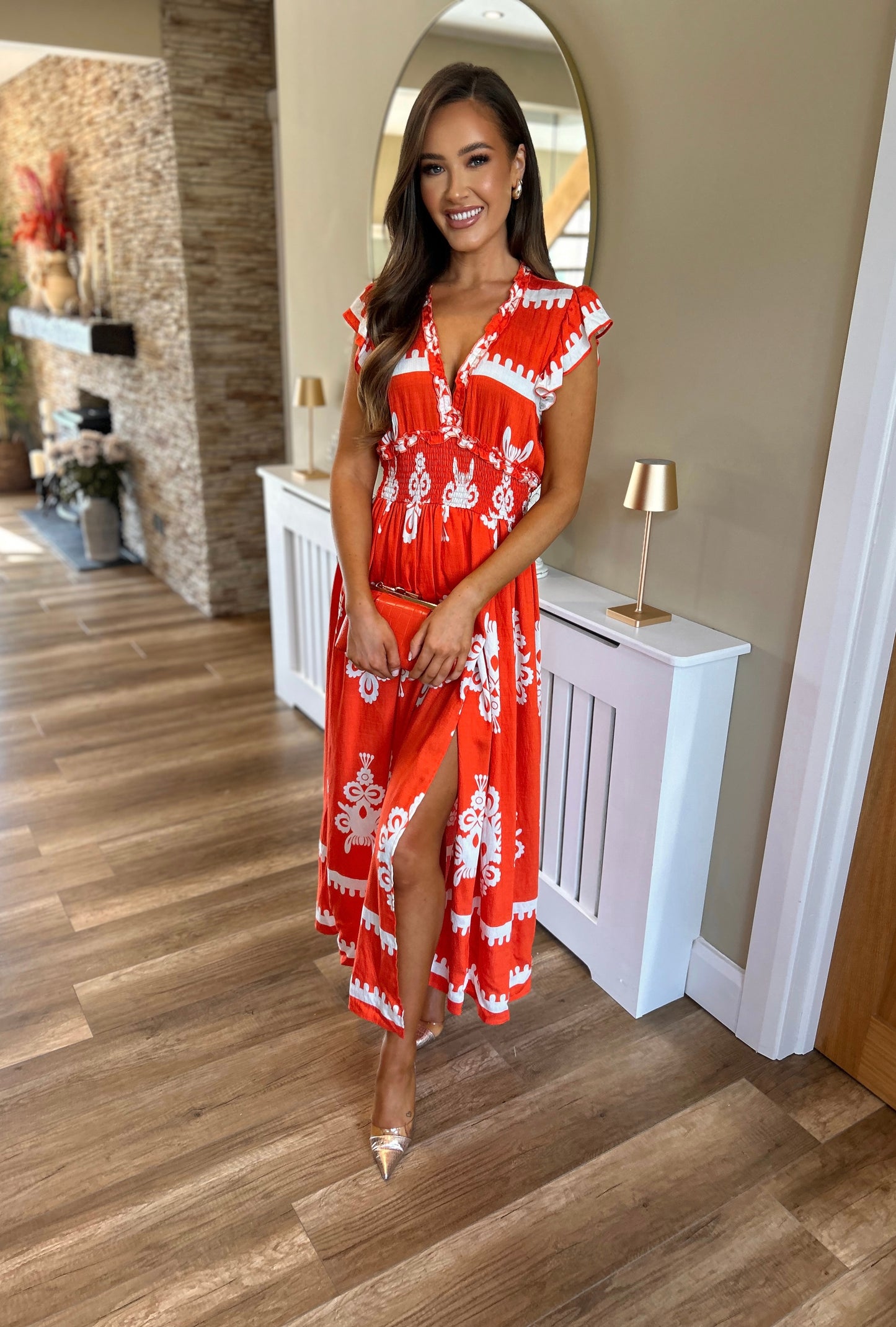 Vela Dress Orange