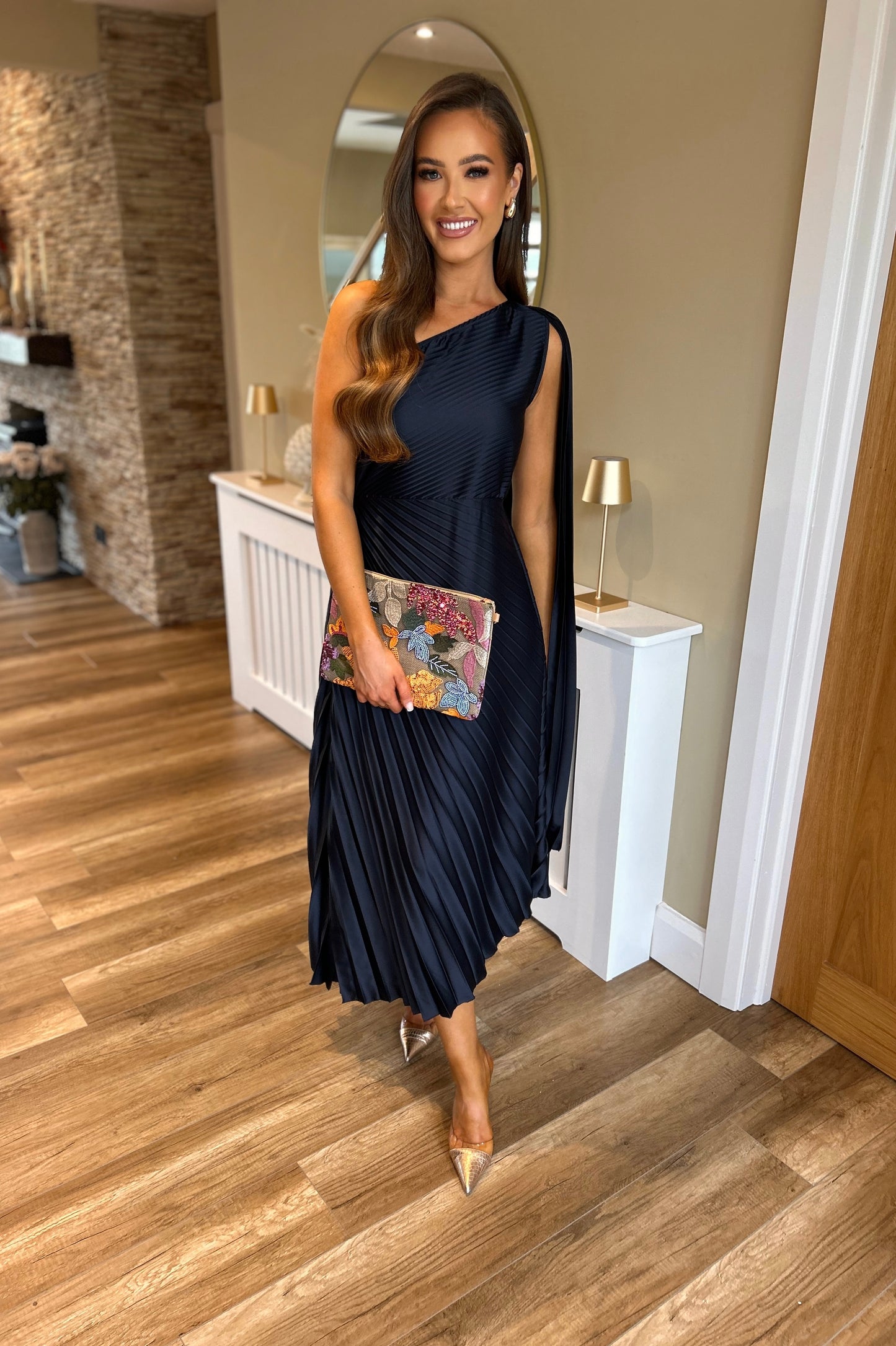 Farrah Dress Navy
