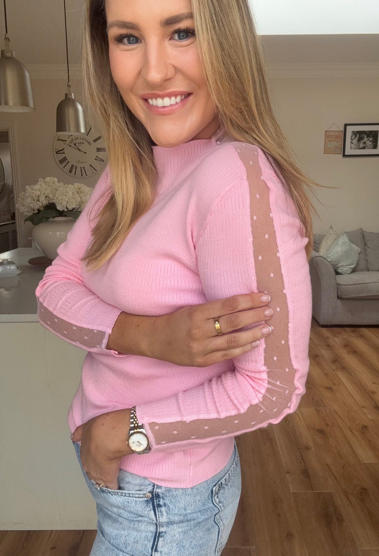 Harper Top Pink