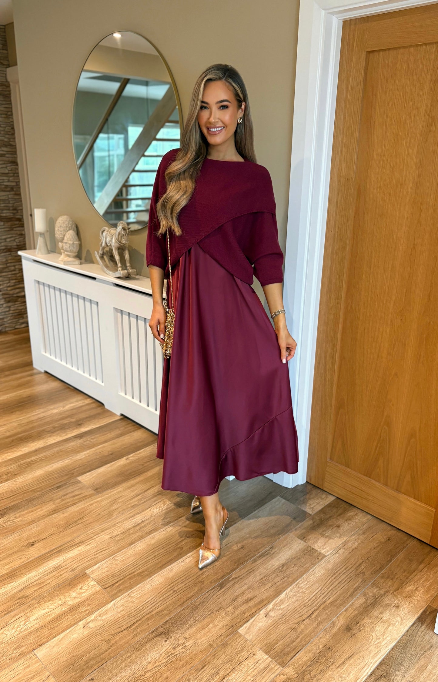 *PRE-ORDER*Indy Dress Burgundy