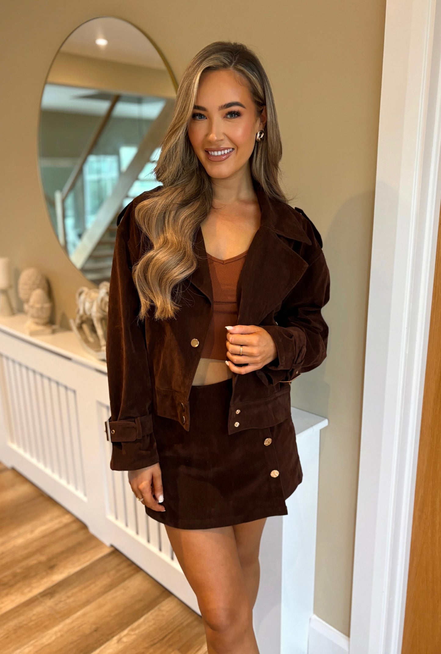 Quinn Skort Brown