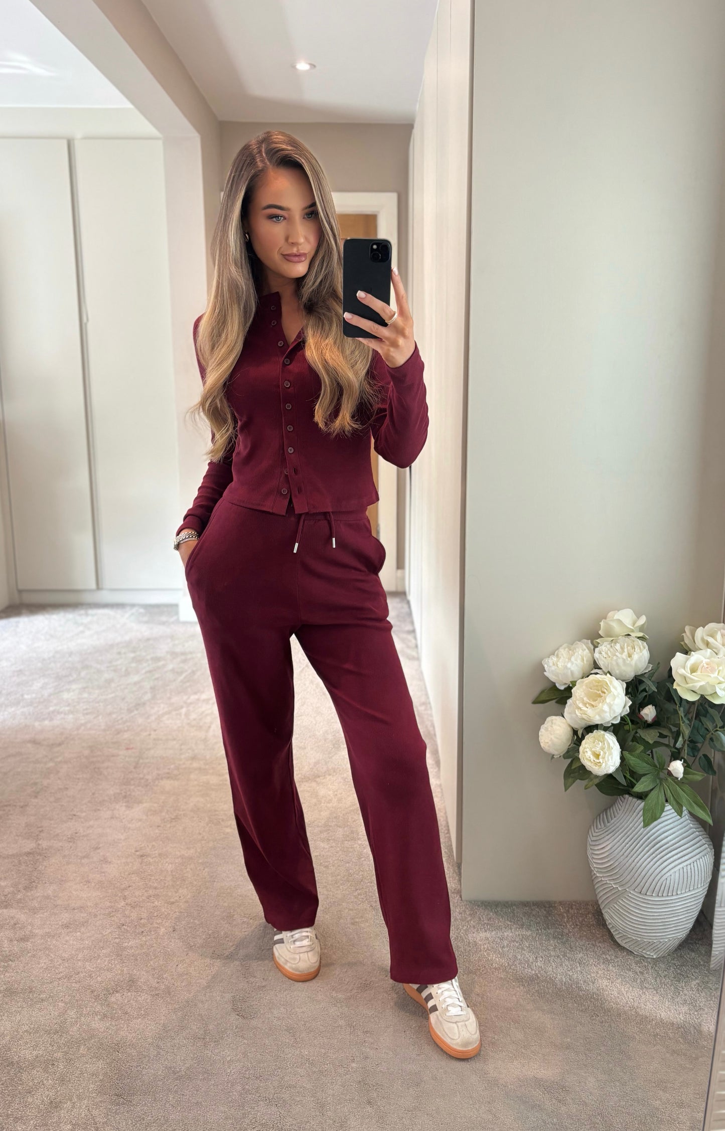 Sydney Two Piece Burgundy