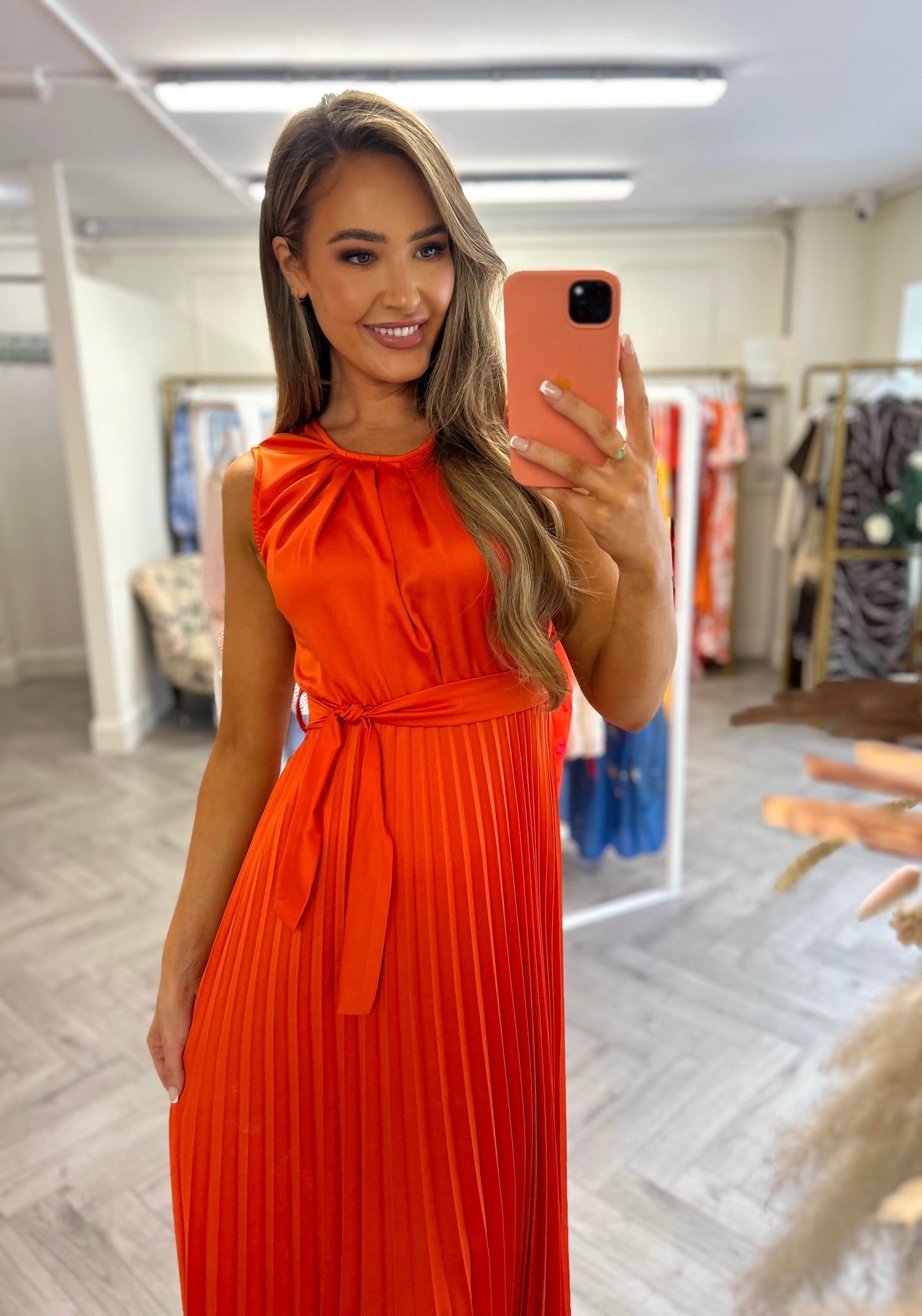 Alissa Dress Orange
