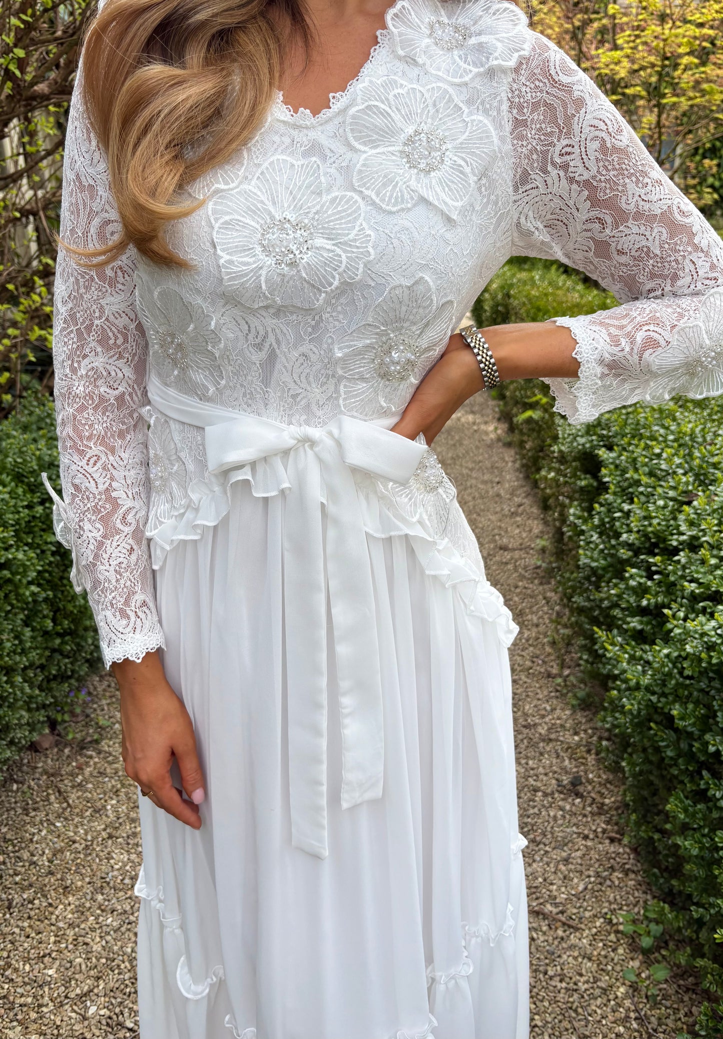 Magnolia Dress White