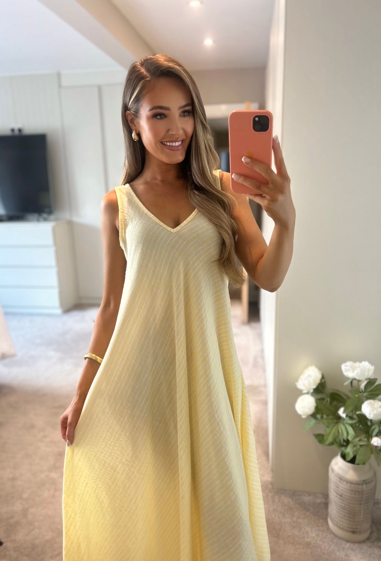 Trixie Dress Lemon