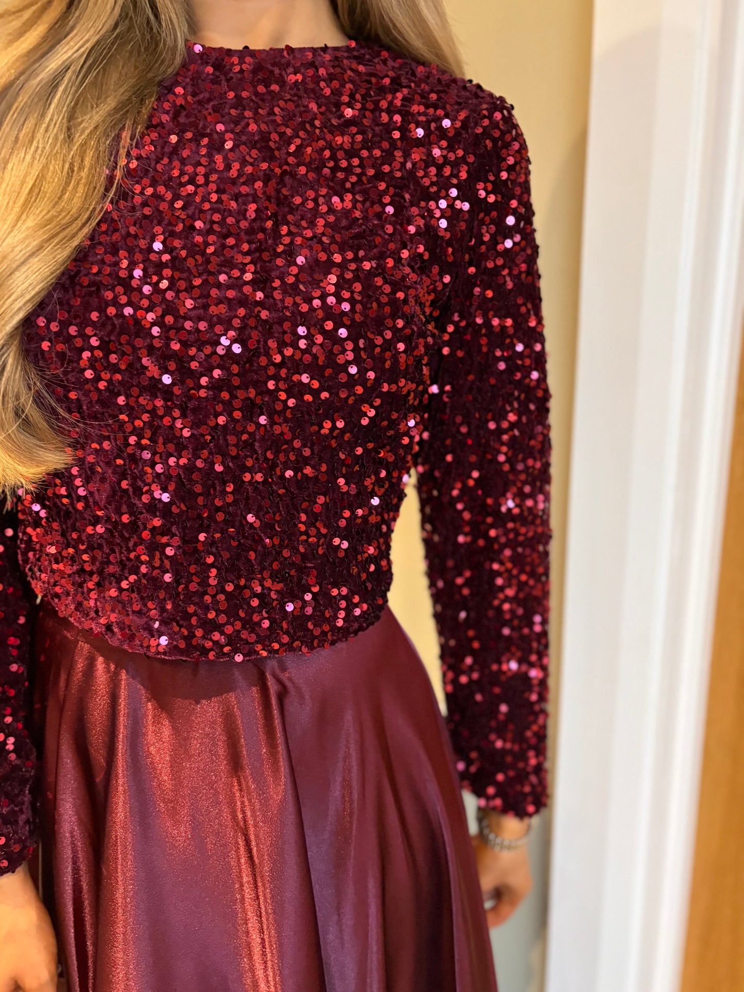 Tulia Skirt Burgundy