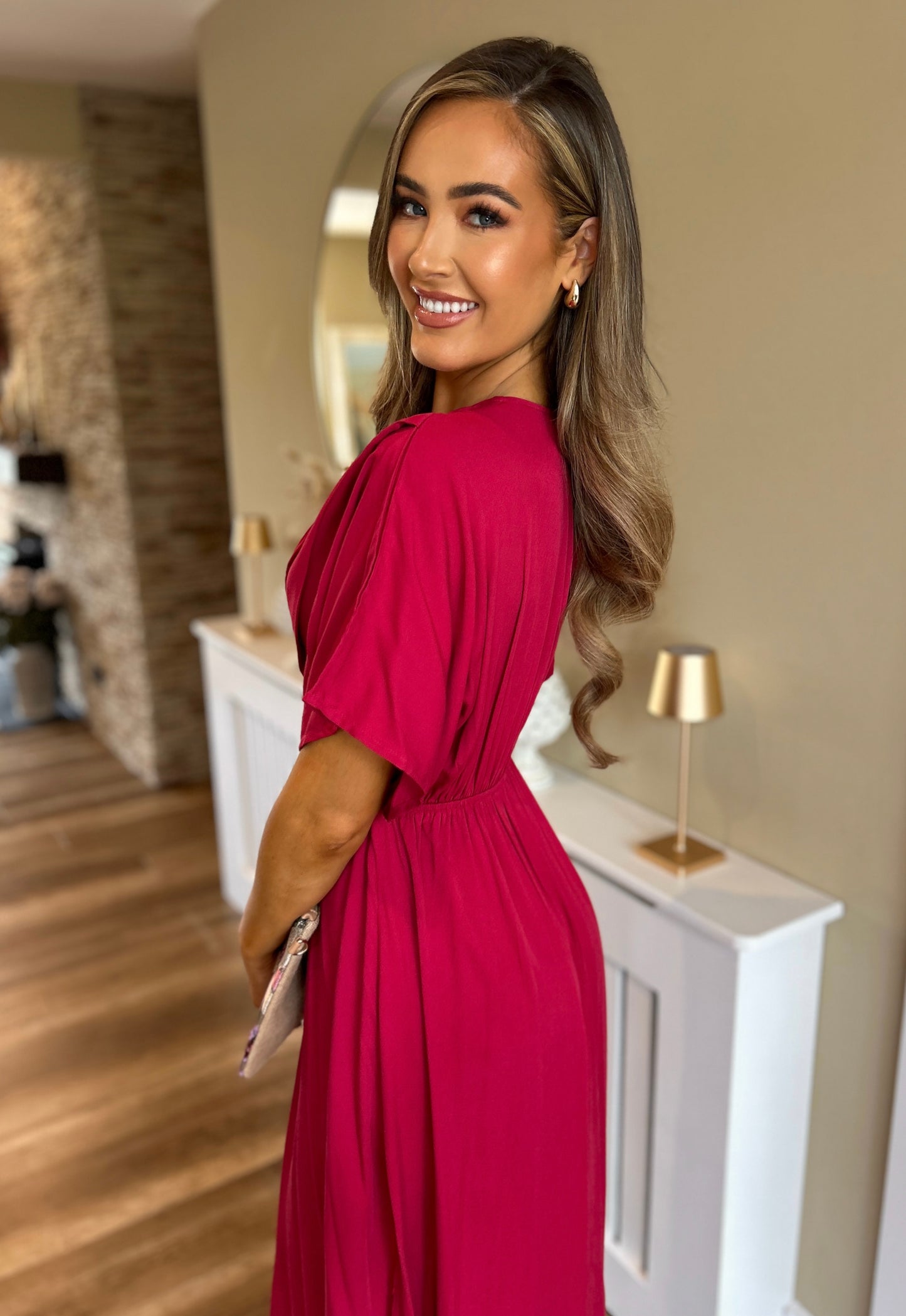 *PRE-ORDER*Olena Dress Cherry
