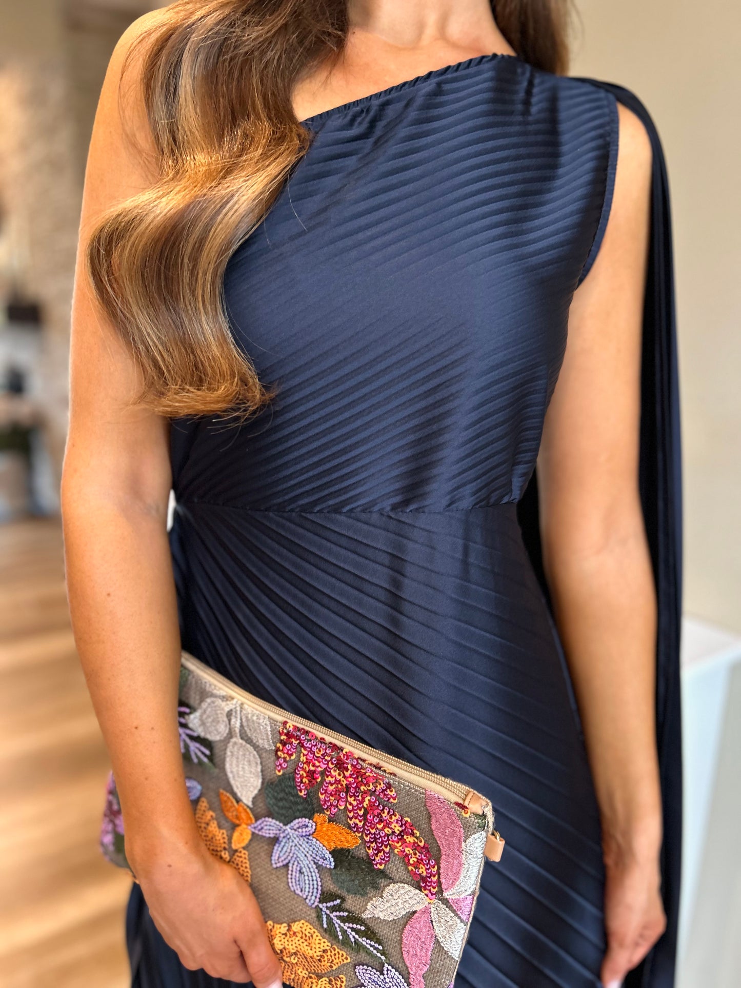 Farrah Dress Navy