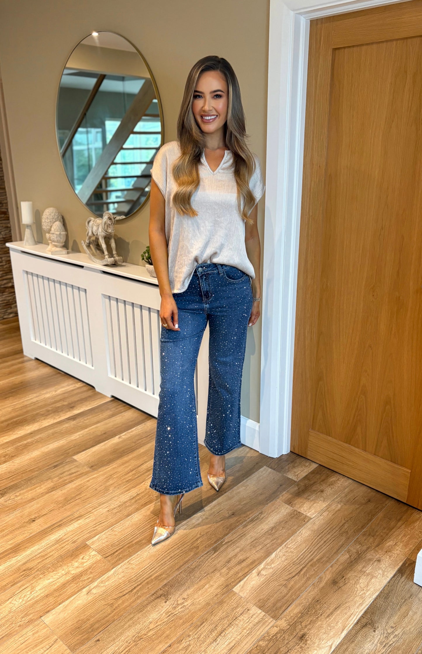 Giovanna Sparkle Jean Blue