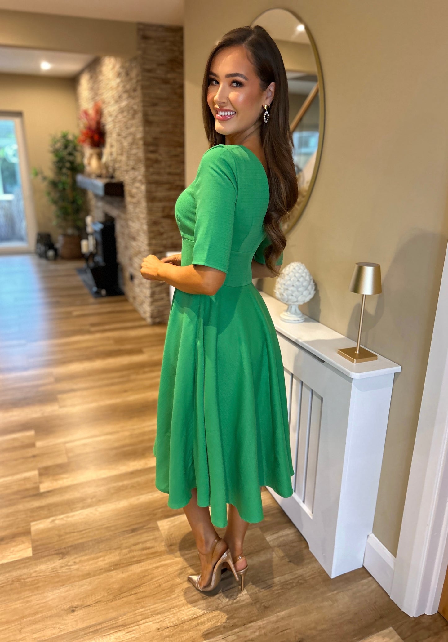 Jasmine Dress Green