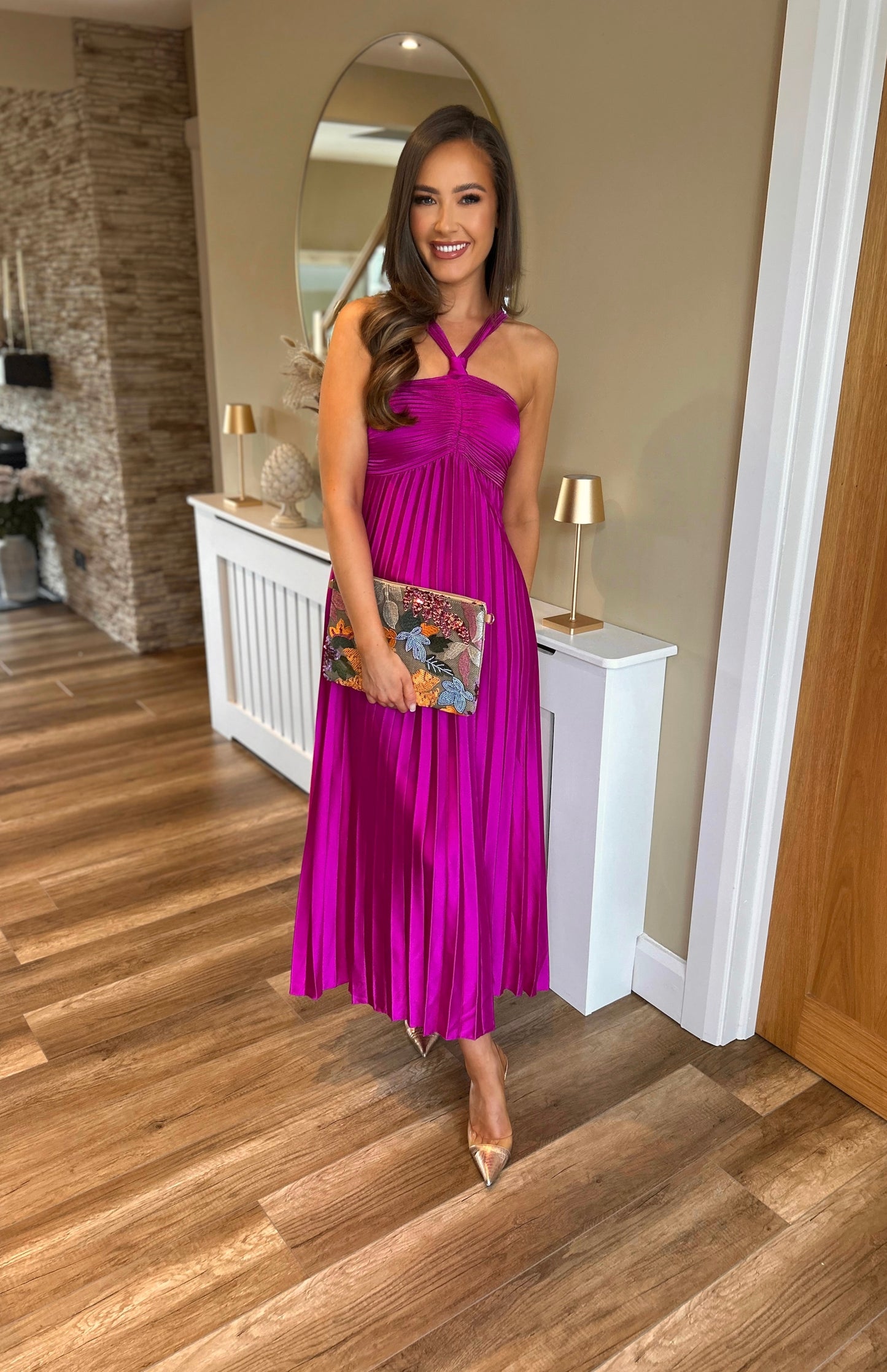 Thea Dress Magenta