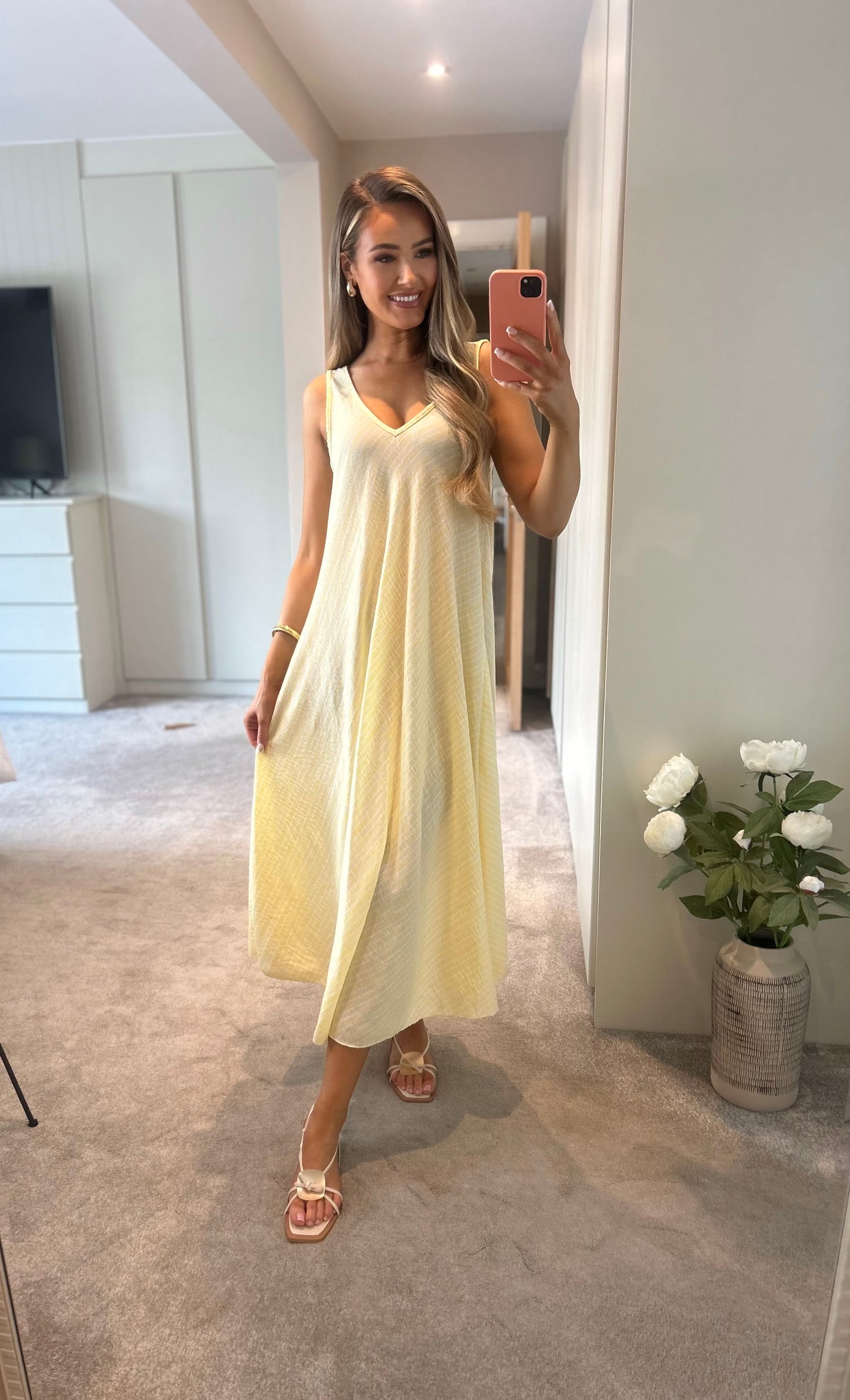 Trixie Dress Lemon