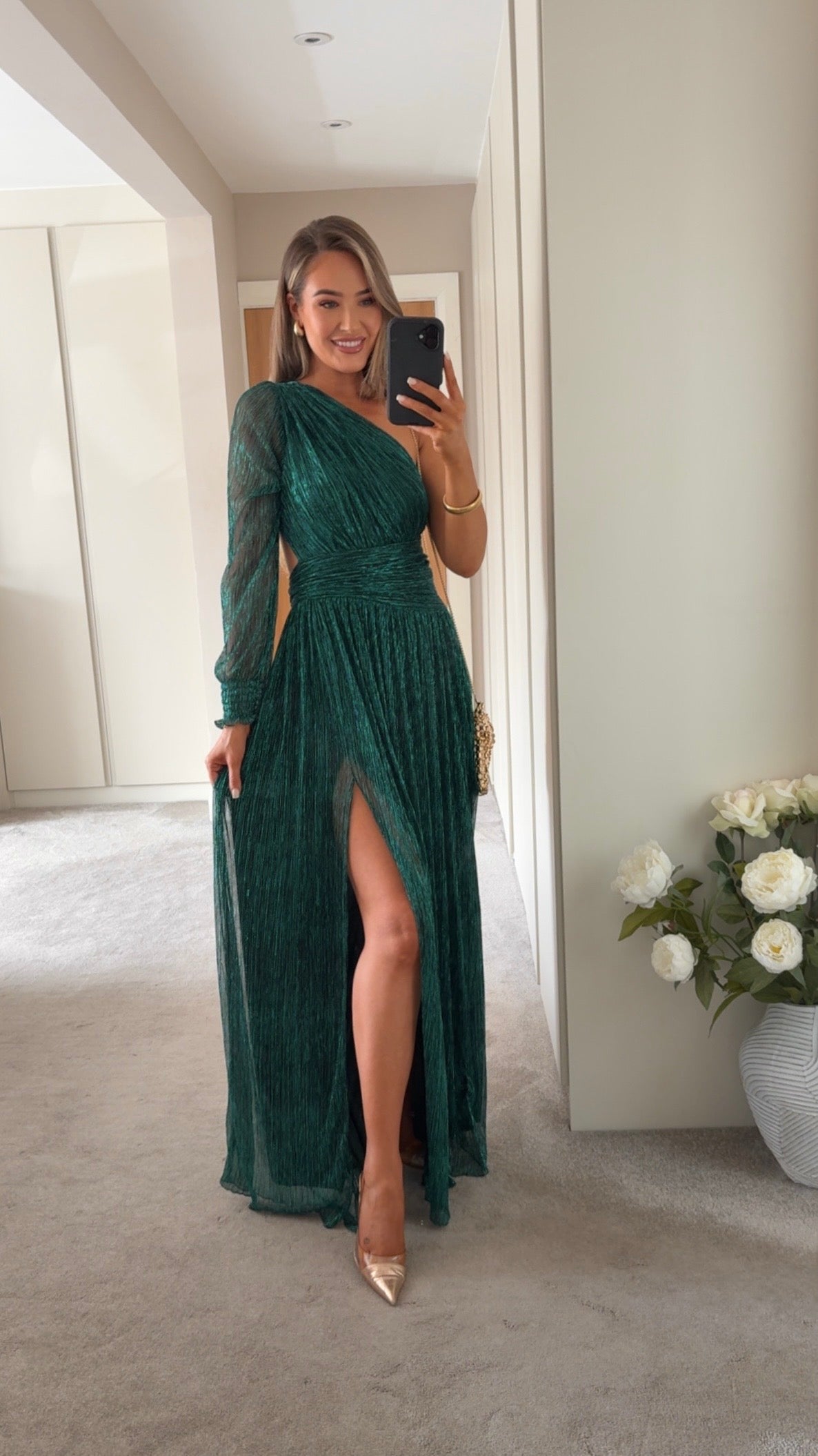 Tavira Shimmer Dress Turquoise