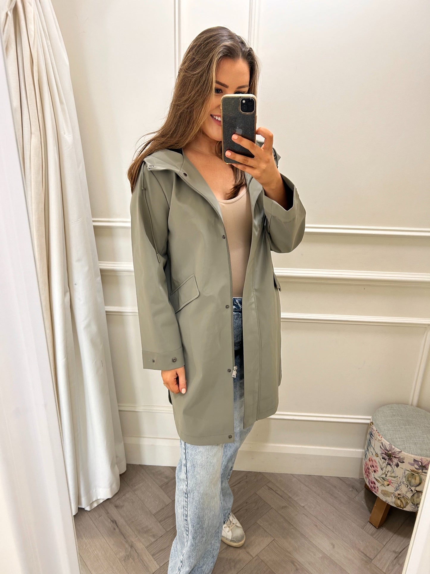 *PRE-ORDER*Callie Raincoat Khaki