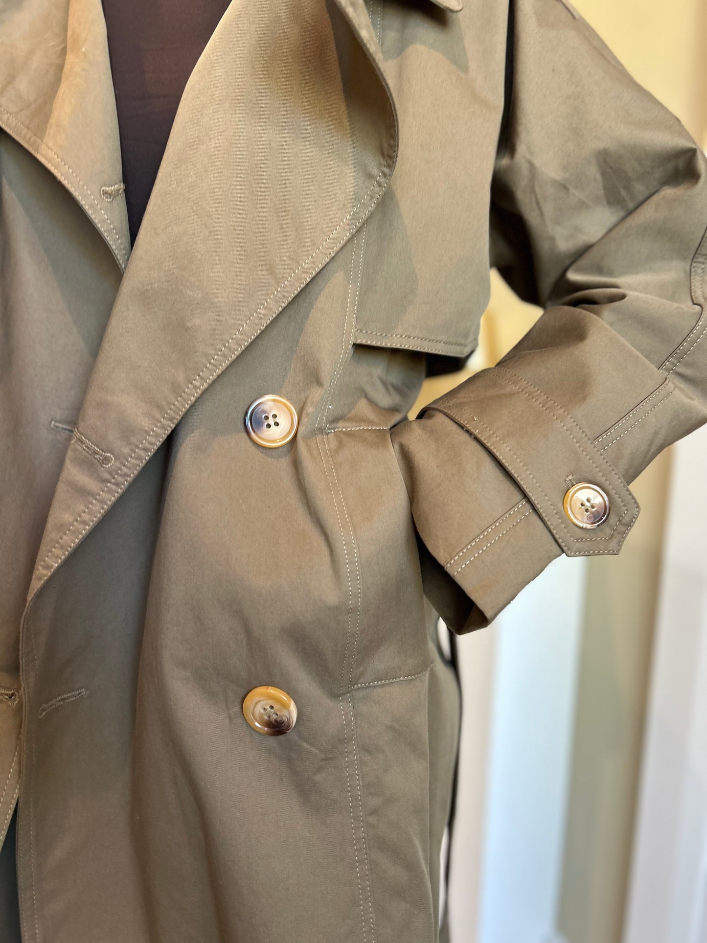Kelsy Trench Coat Khaki
