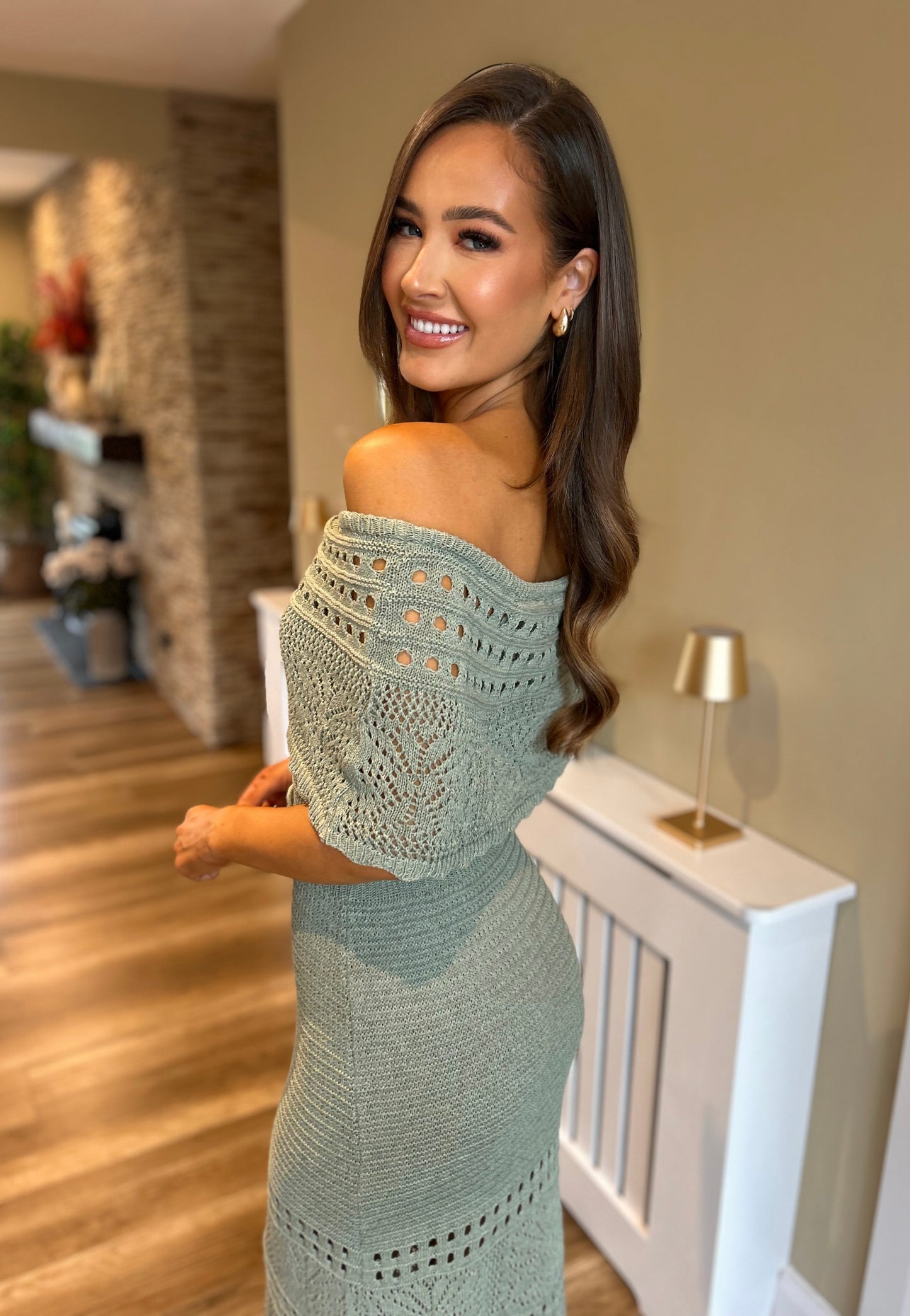 Zendaya Dress Khaki
