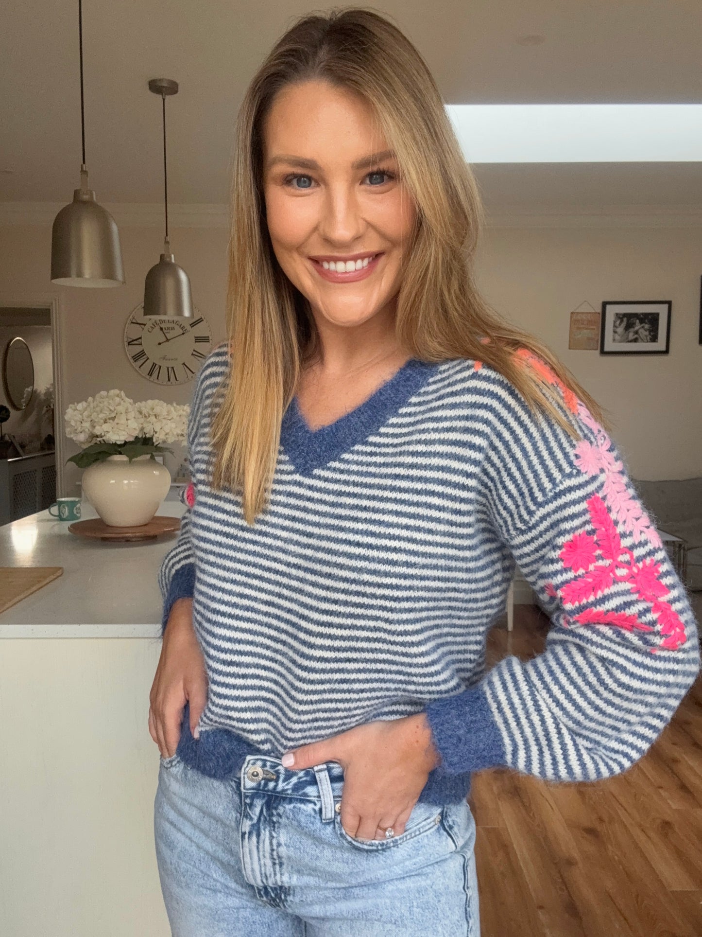 Priya Knit Blue