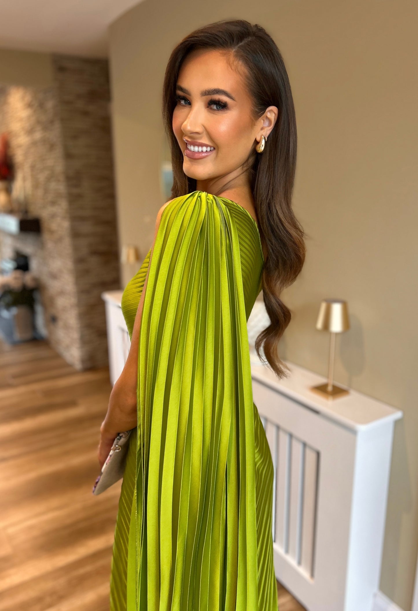 Farrah Dress Lime Green