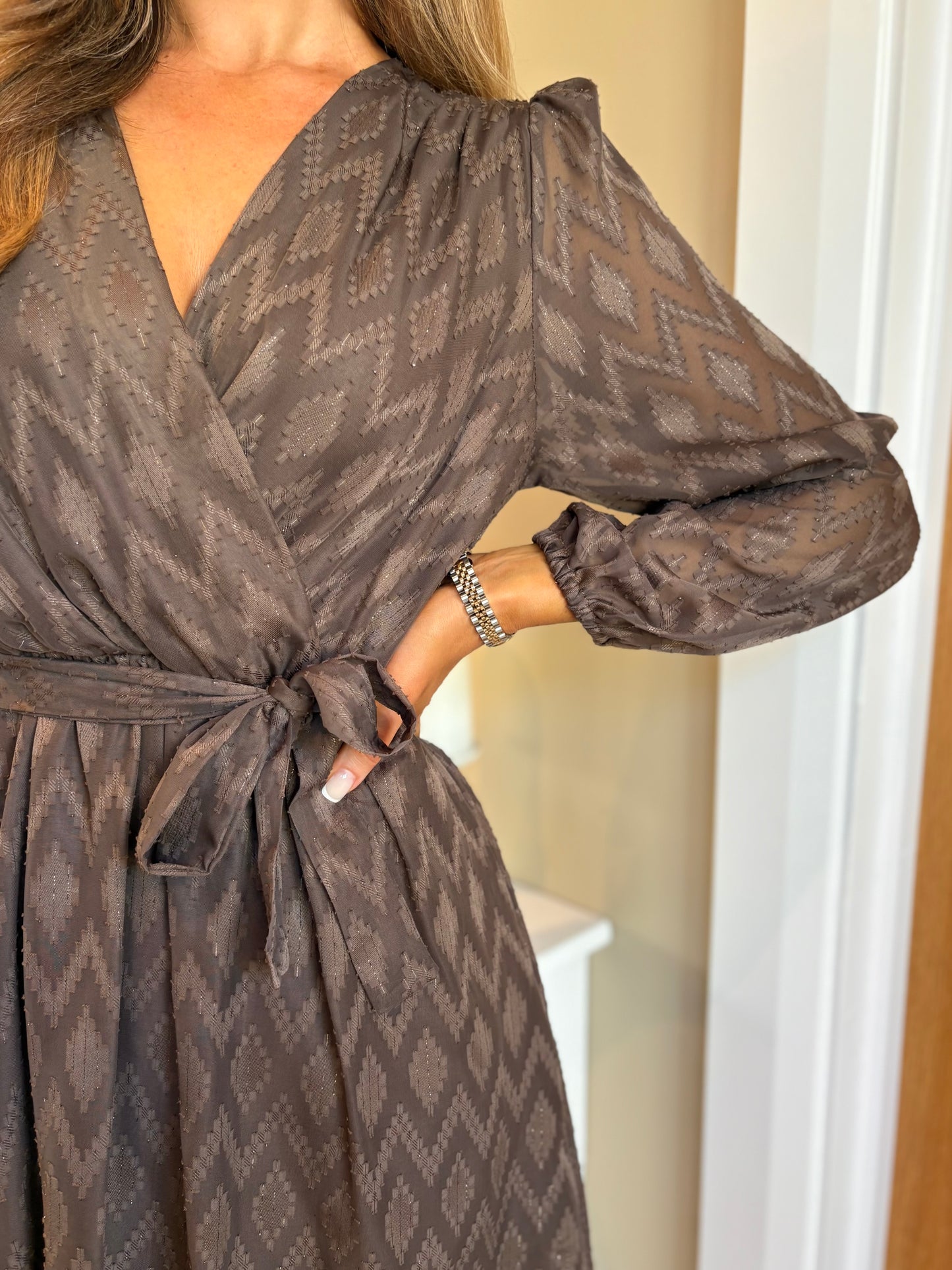 Mabel Dress Brown