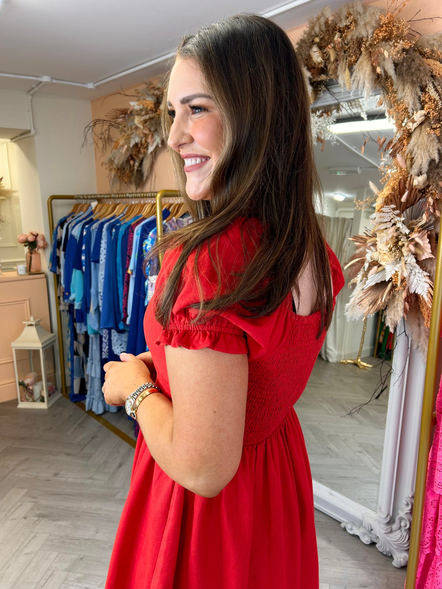 Tia Dress Rust
