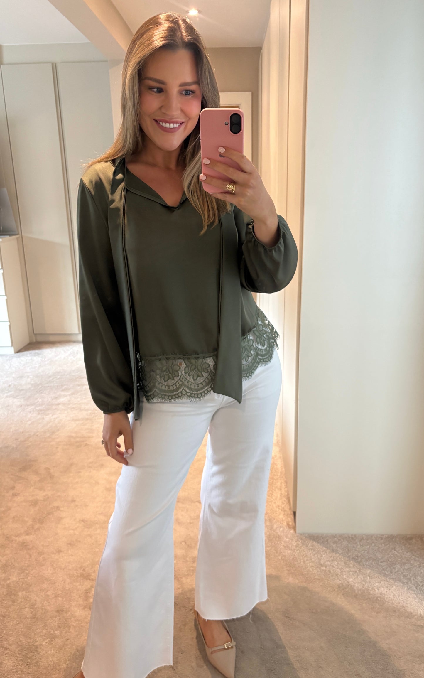 Donna Top Khaki