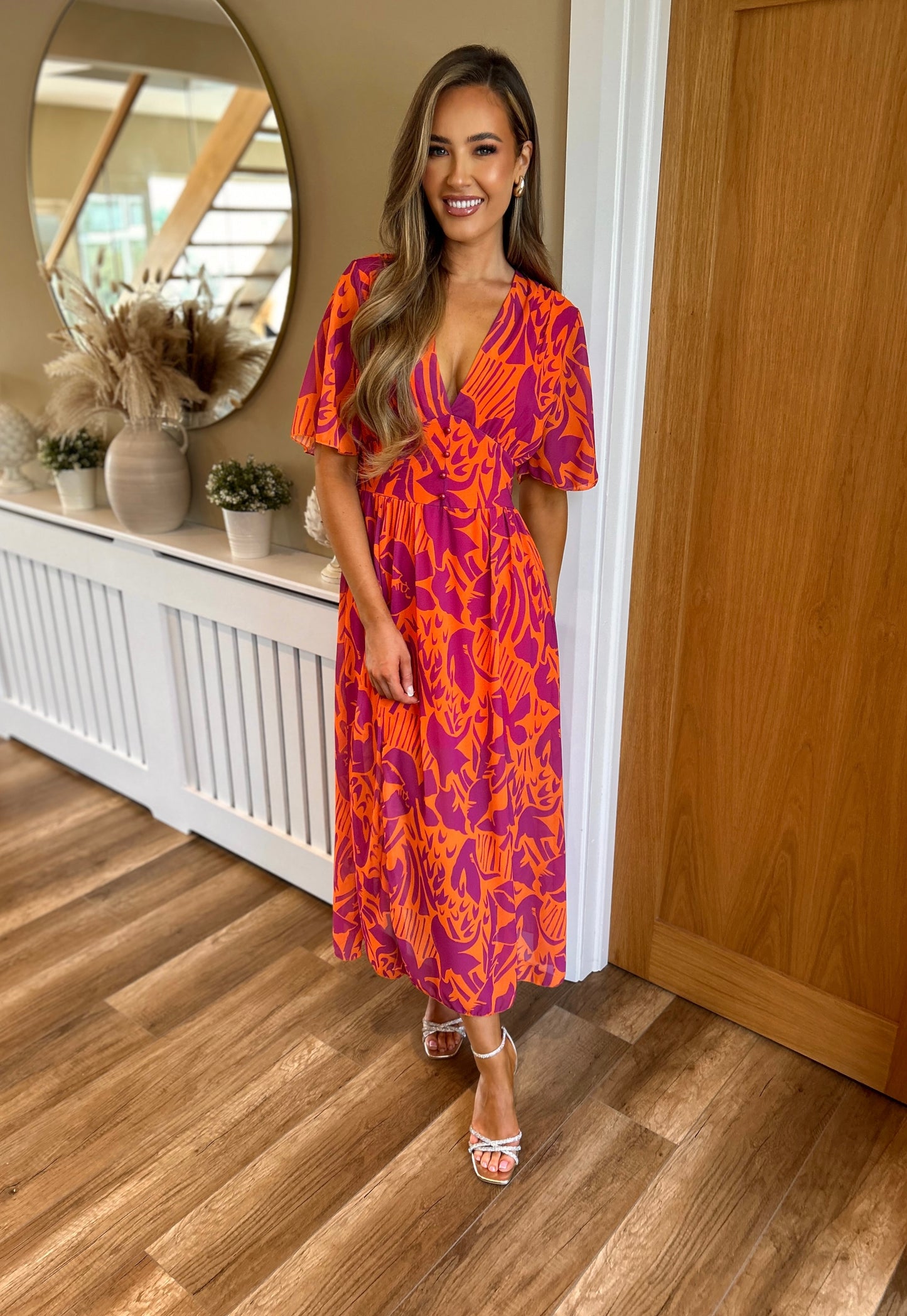 Rhia Dress Orange