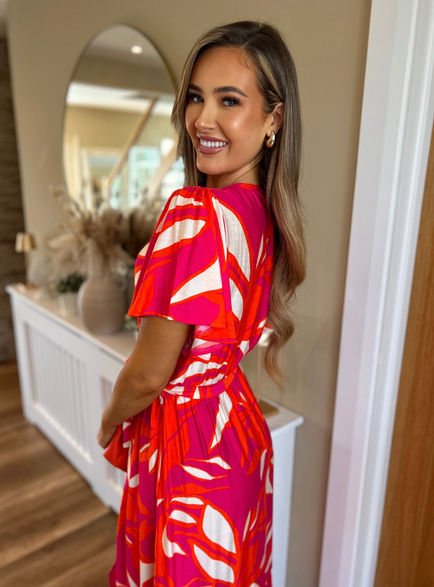 Leila Dress Orange