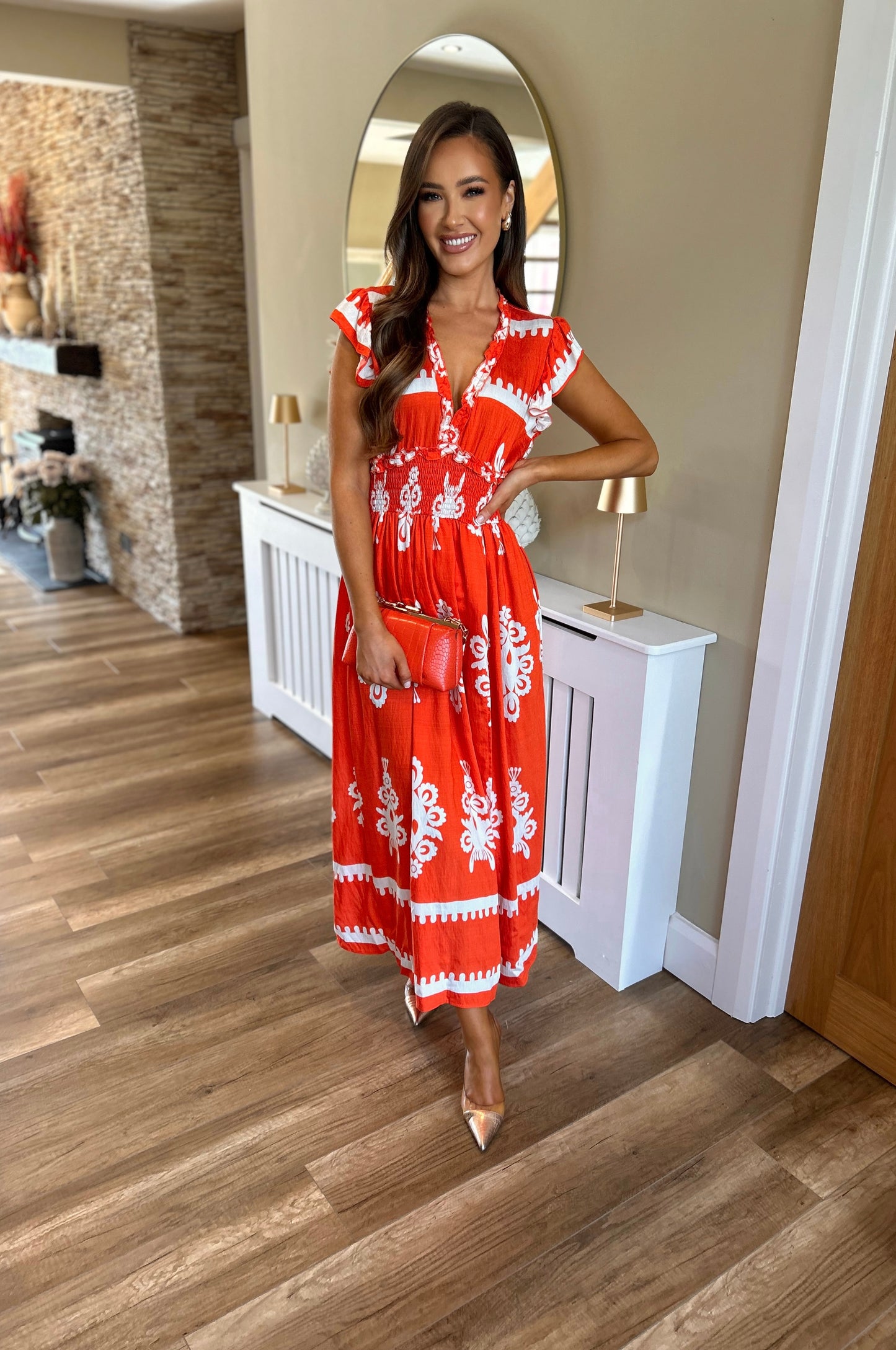 Vela Dress Orange