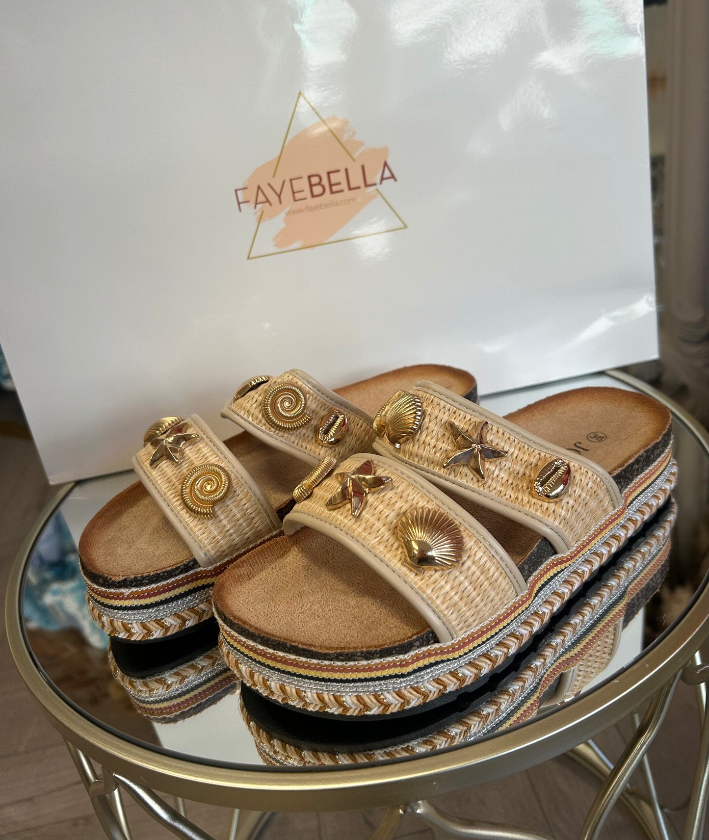 Shelly Platform Sandal