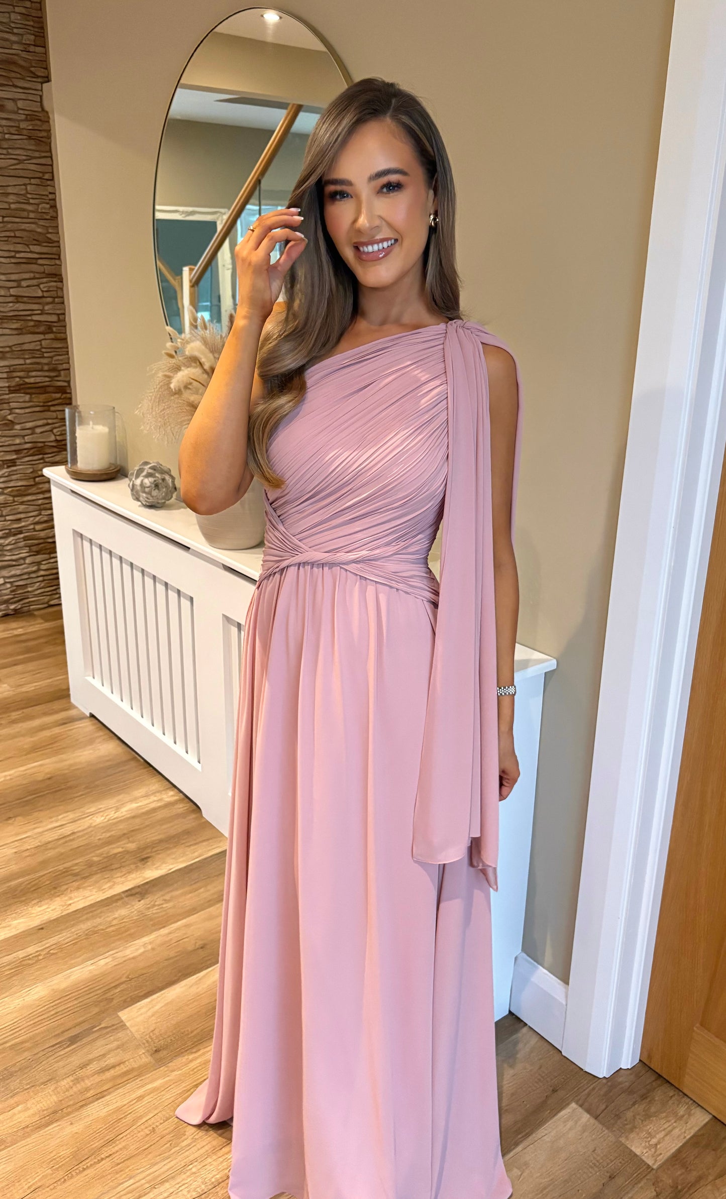 Savannah Dress Blush Pink